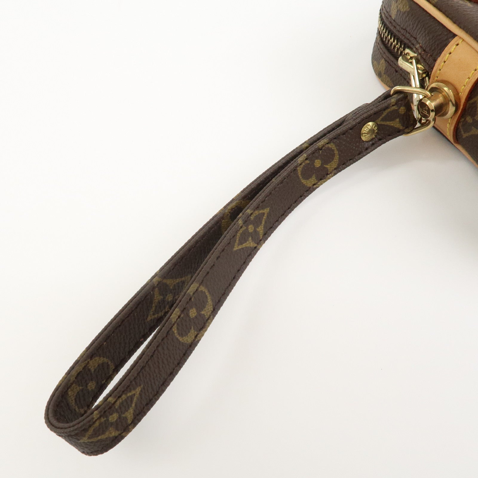 Louis Vuitton Monogram Marly Dragonne GM Clutch Bag Brown M51825