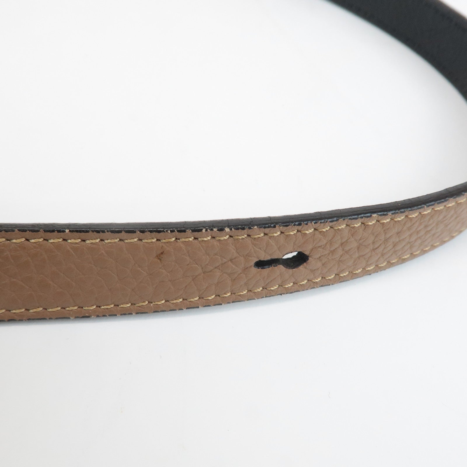 Chloe Hayley Leather 2WAY Bag Hand Bang Shoulder Bag Brown