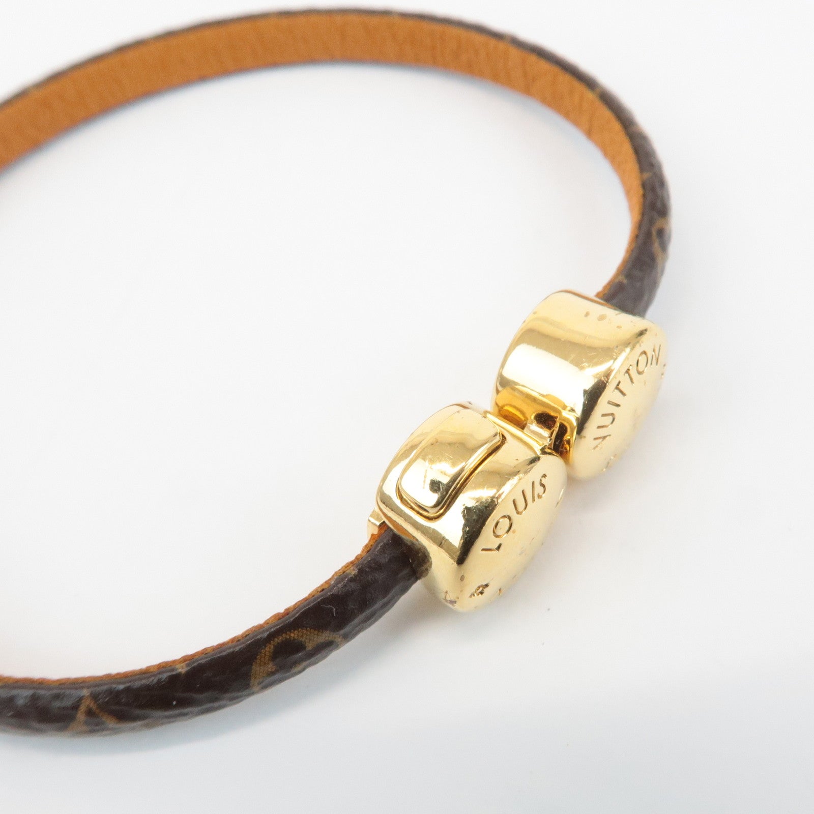 Louis Vuitton Monogram Canvas Hysteric Mini Bracelet M6407E Used