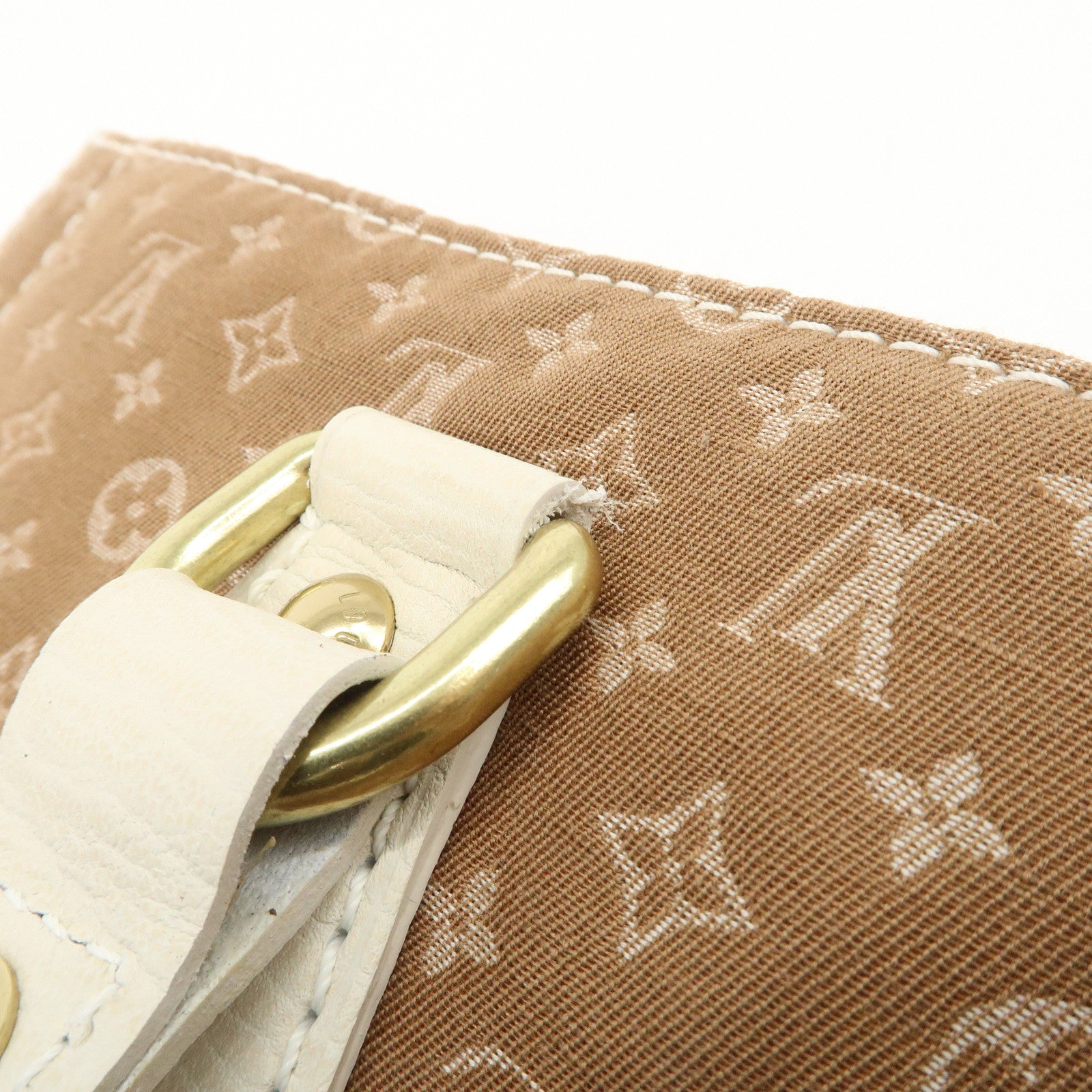 Louis Vuitton Monogram Mini Tanger Canvas Tote Bag Camel M40022