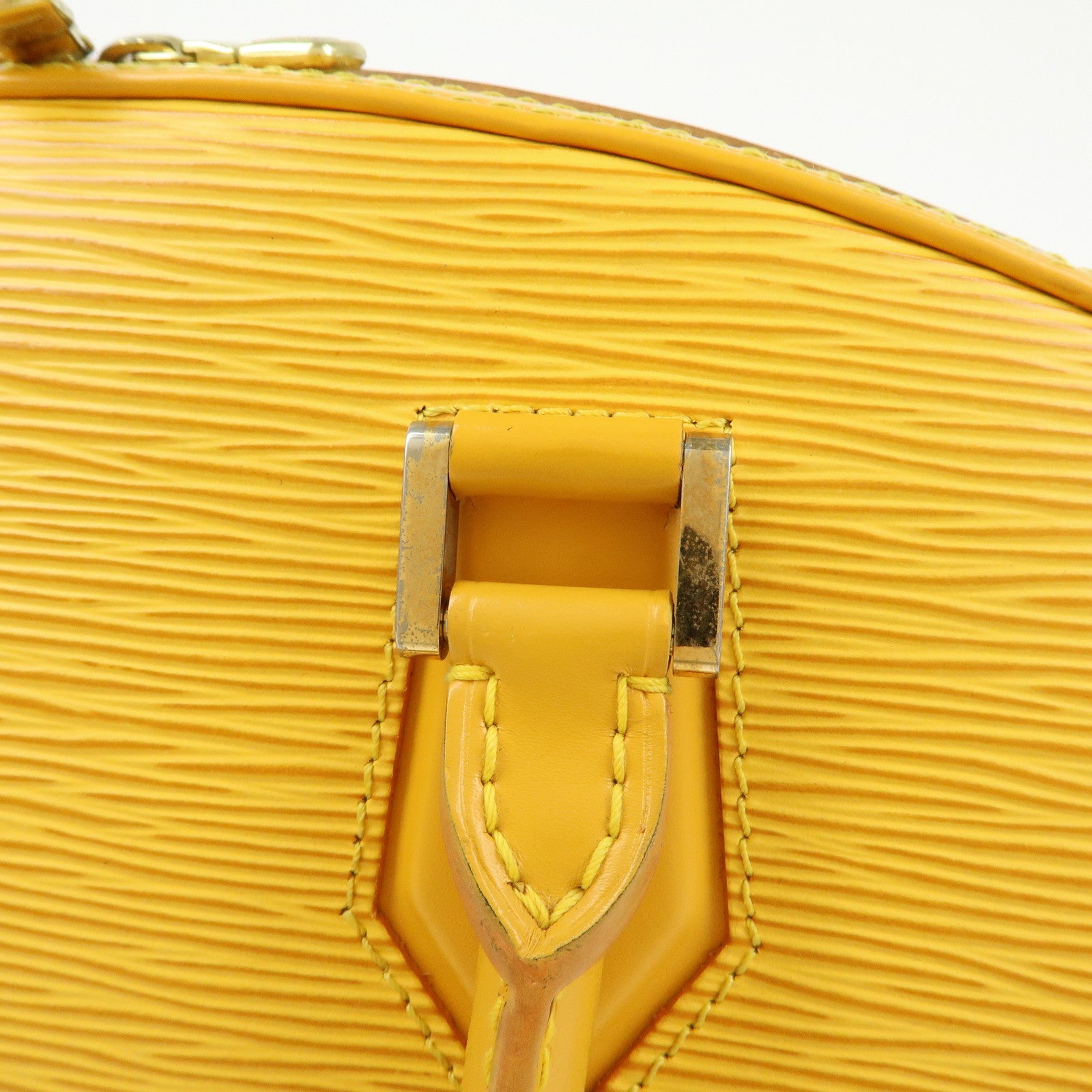 Louis Vuitton Epi Jasmine Boston Hand Bag Tassilli Yellow M52089