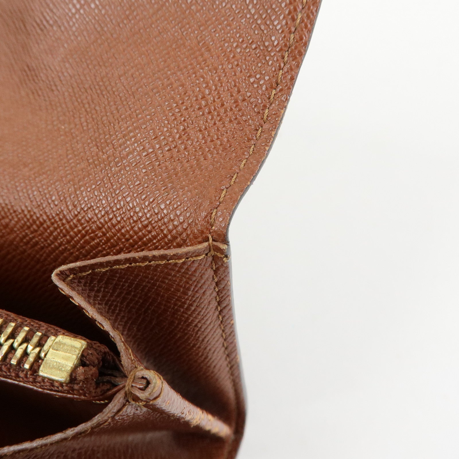 Louis Vuitton Monogram Porte Monnaie Zip Bifold Wallet M61735