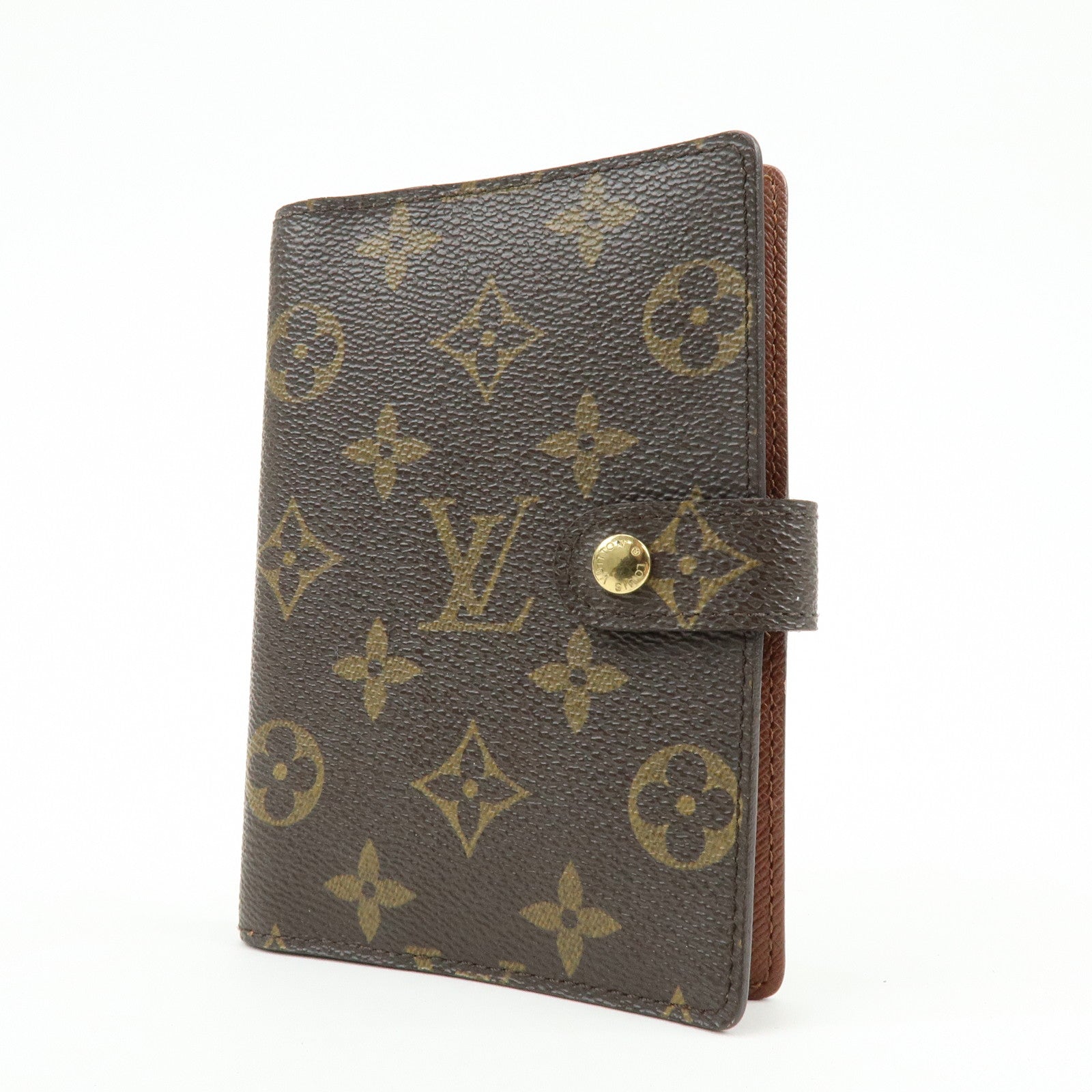 Louis Vuitton Monogram Agenda PM Planner Cover Brown R20005