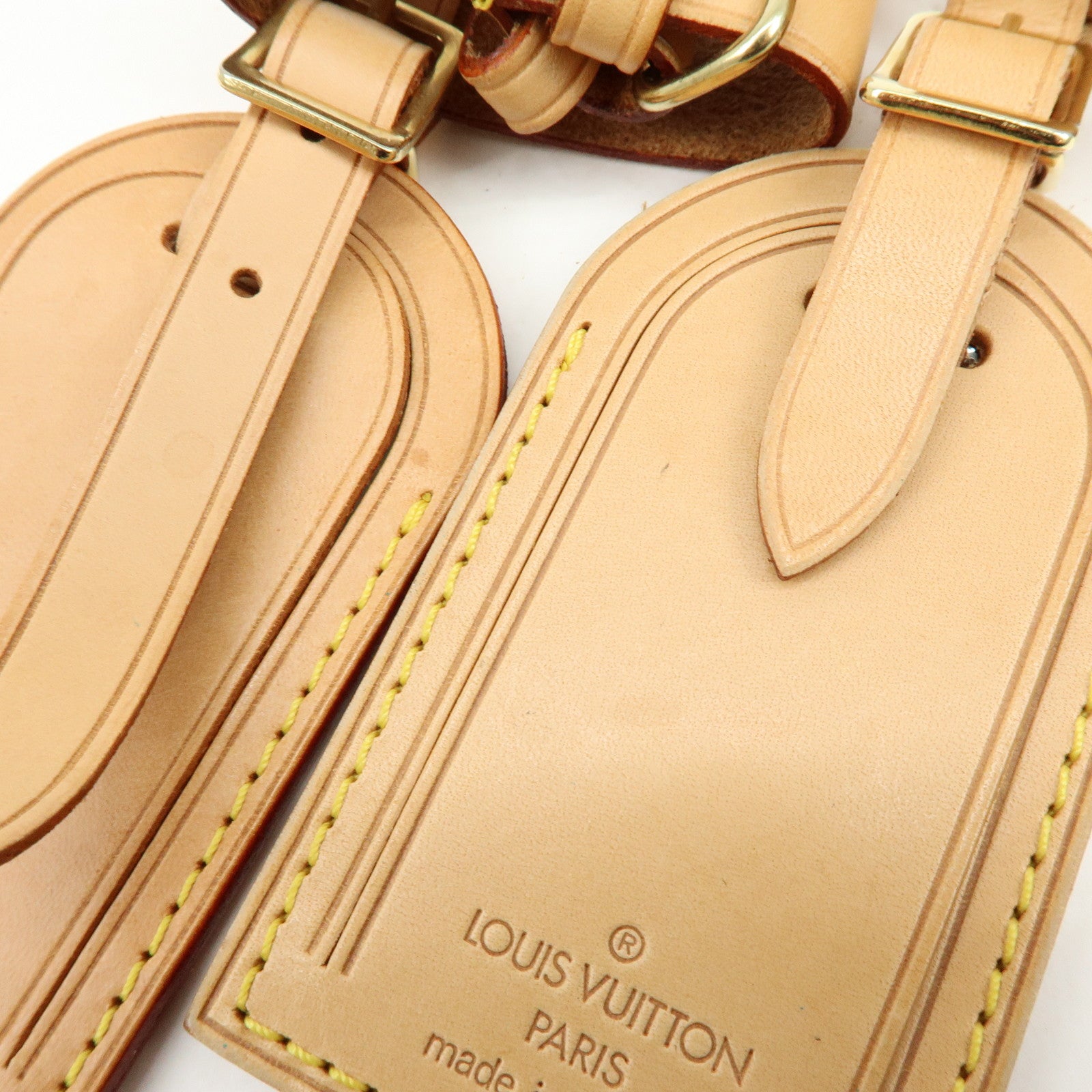 Louis Vuitton Set of 10 Leather Name Tag & Poignet