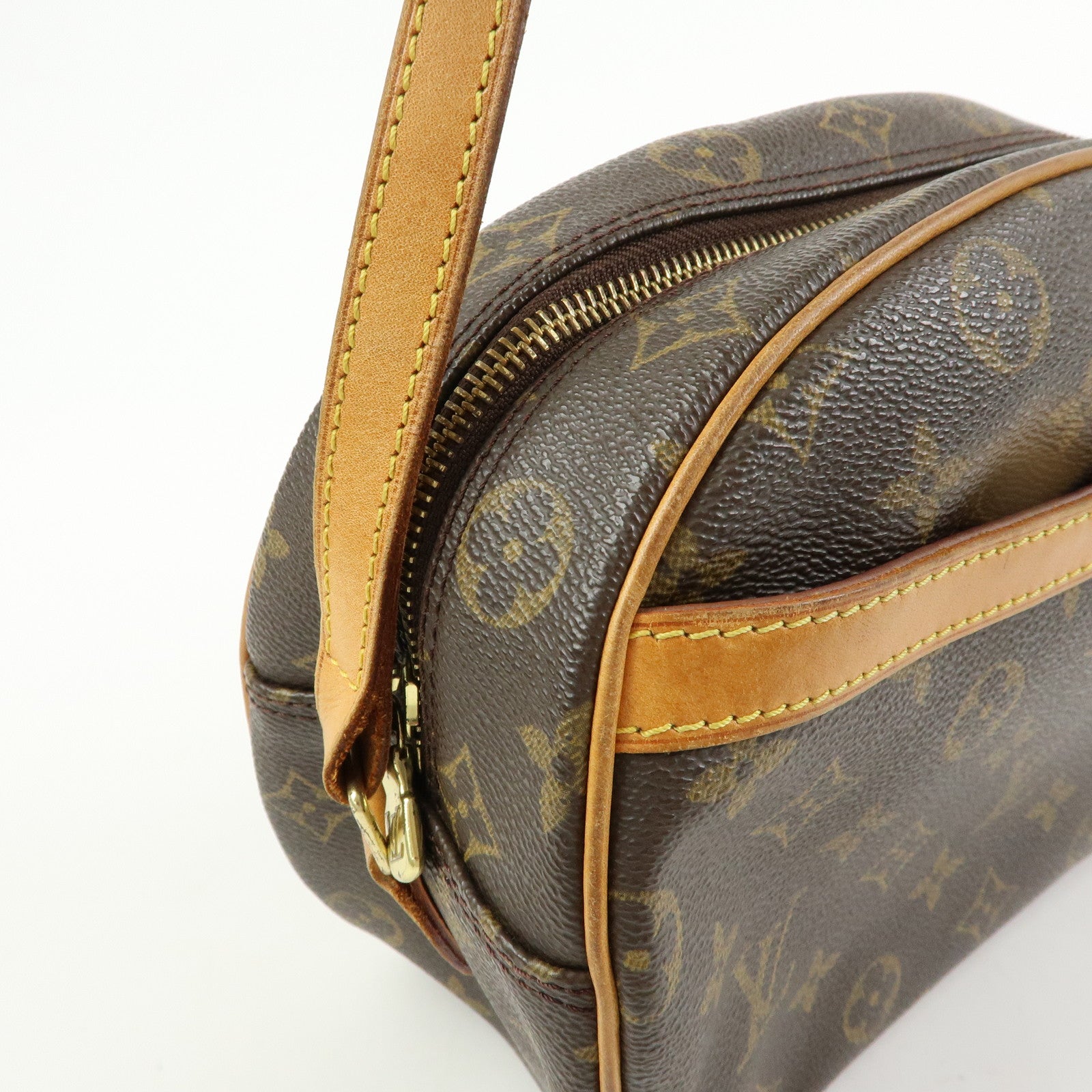Louis Vuitton Monogram Blois Crossbody Shoulder Bag Brown M51221