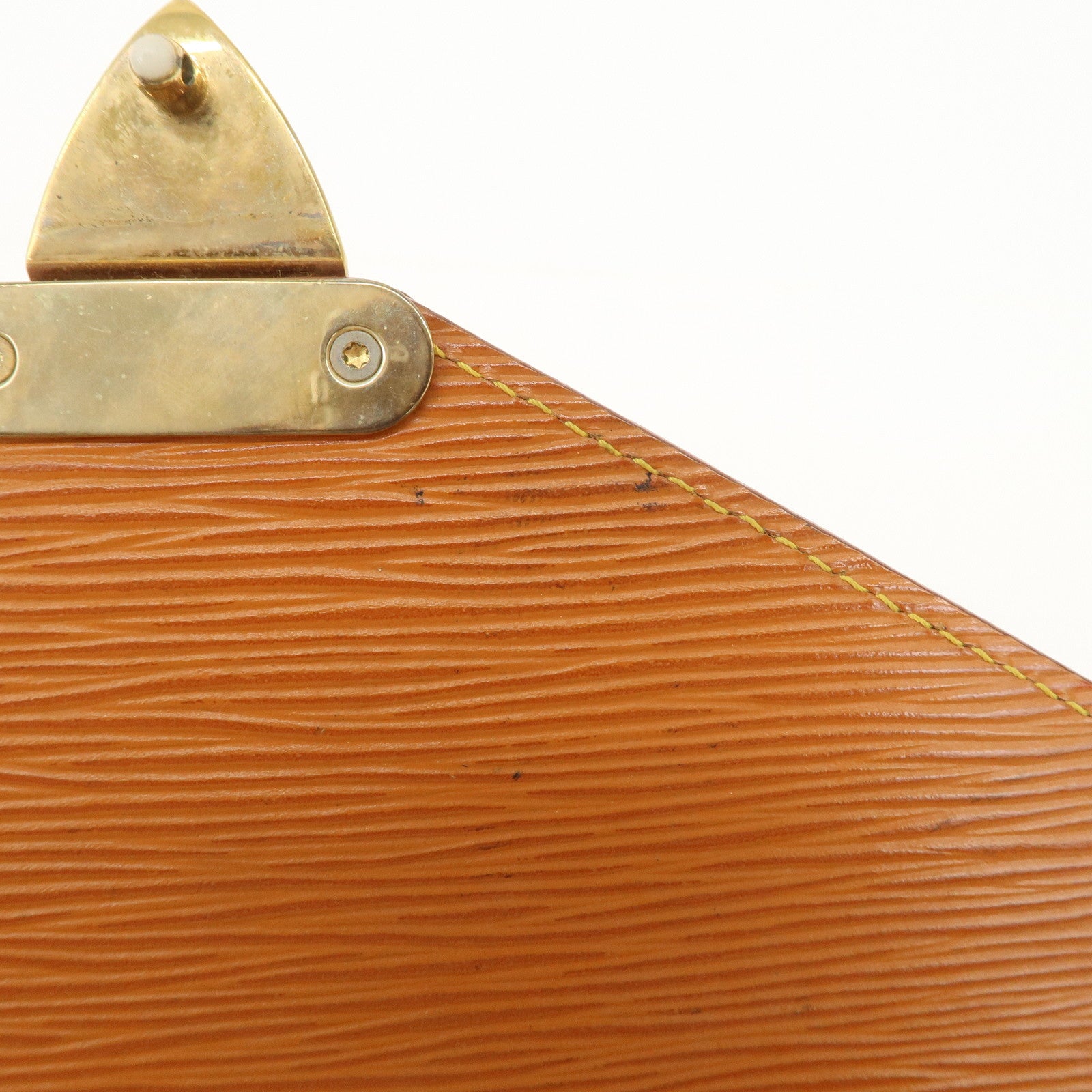 Louis Vuitton Epi Sellier Dragonne Clutch Bag Kenya Brown M52618