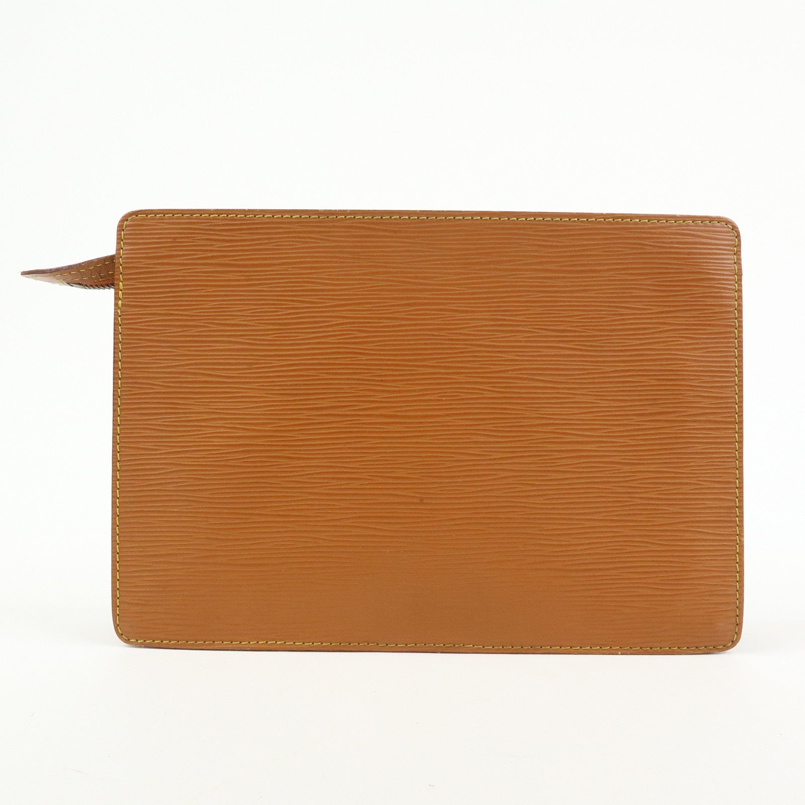 Louis Vuitton Epi Pochette Homme Clutch Bag Zipang Gold M52528