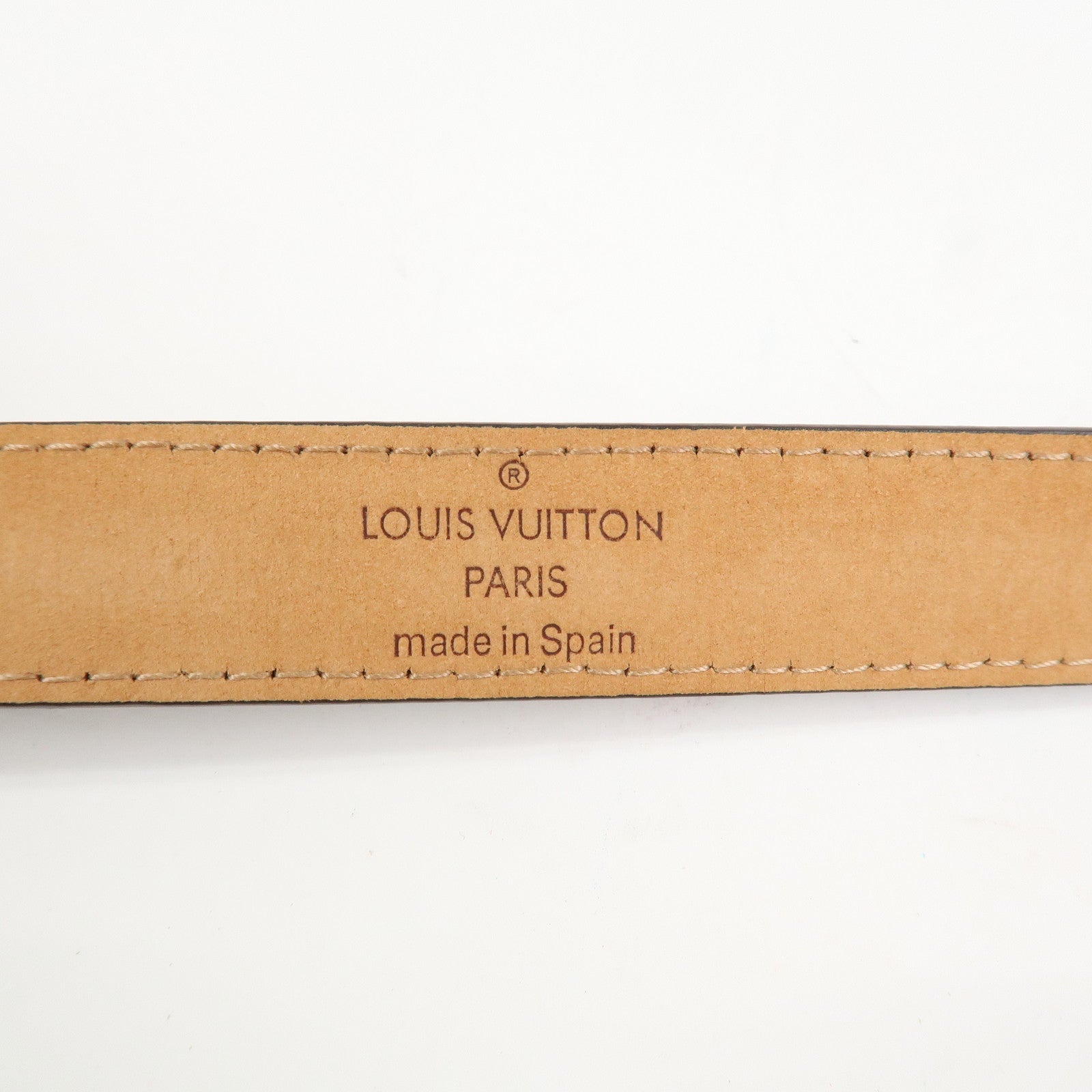 Louis Vuitton Monogram Canvas Leather Ceinture Belt Brown M9274W