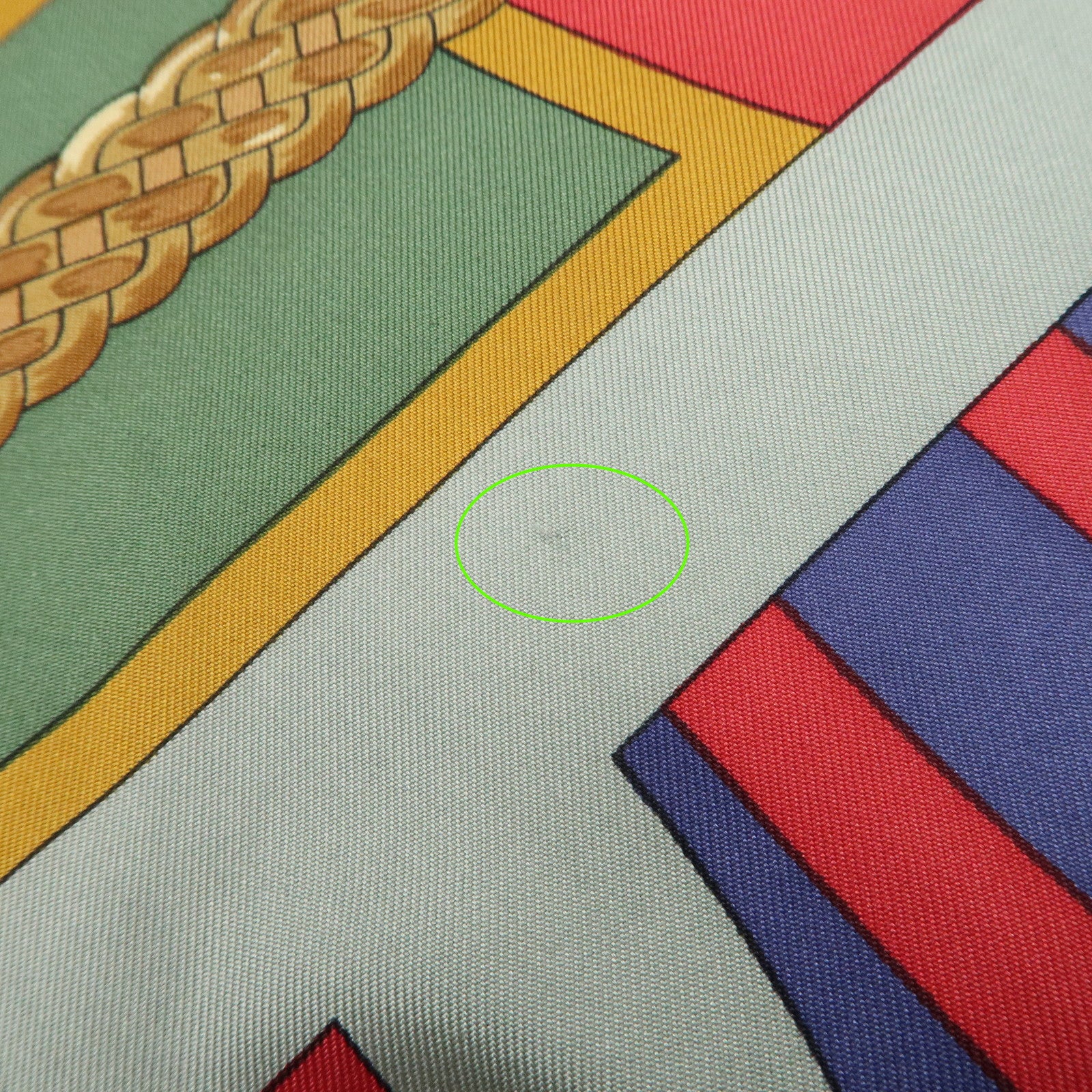 HERMES Carre 90 Silk 100% COACHING Scarf Red Multi Color