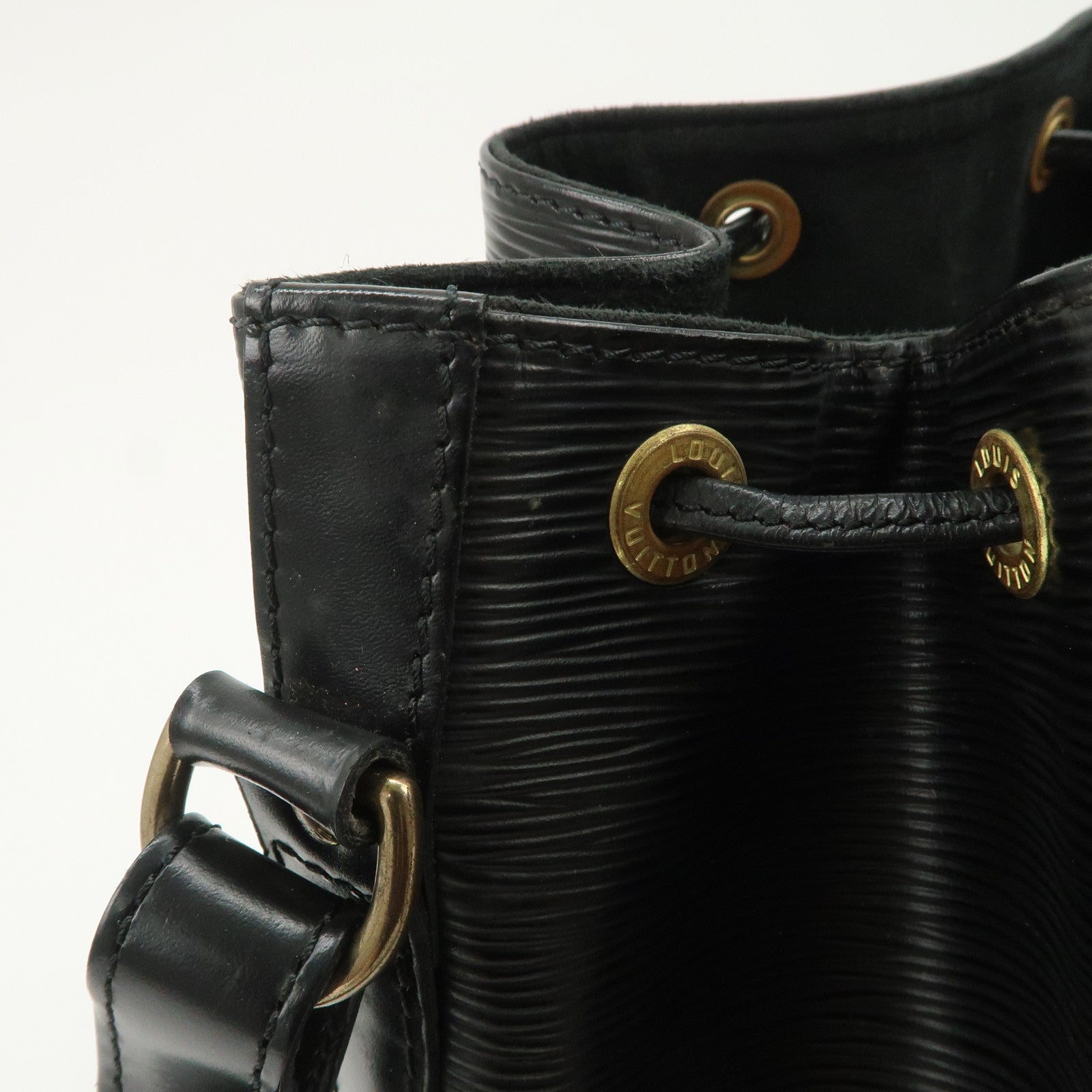 Louis Vuitton Epi Leather Petit Noe Shoulder Bag Noir Black M59012