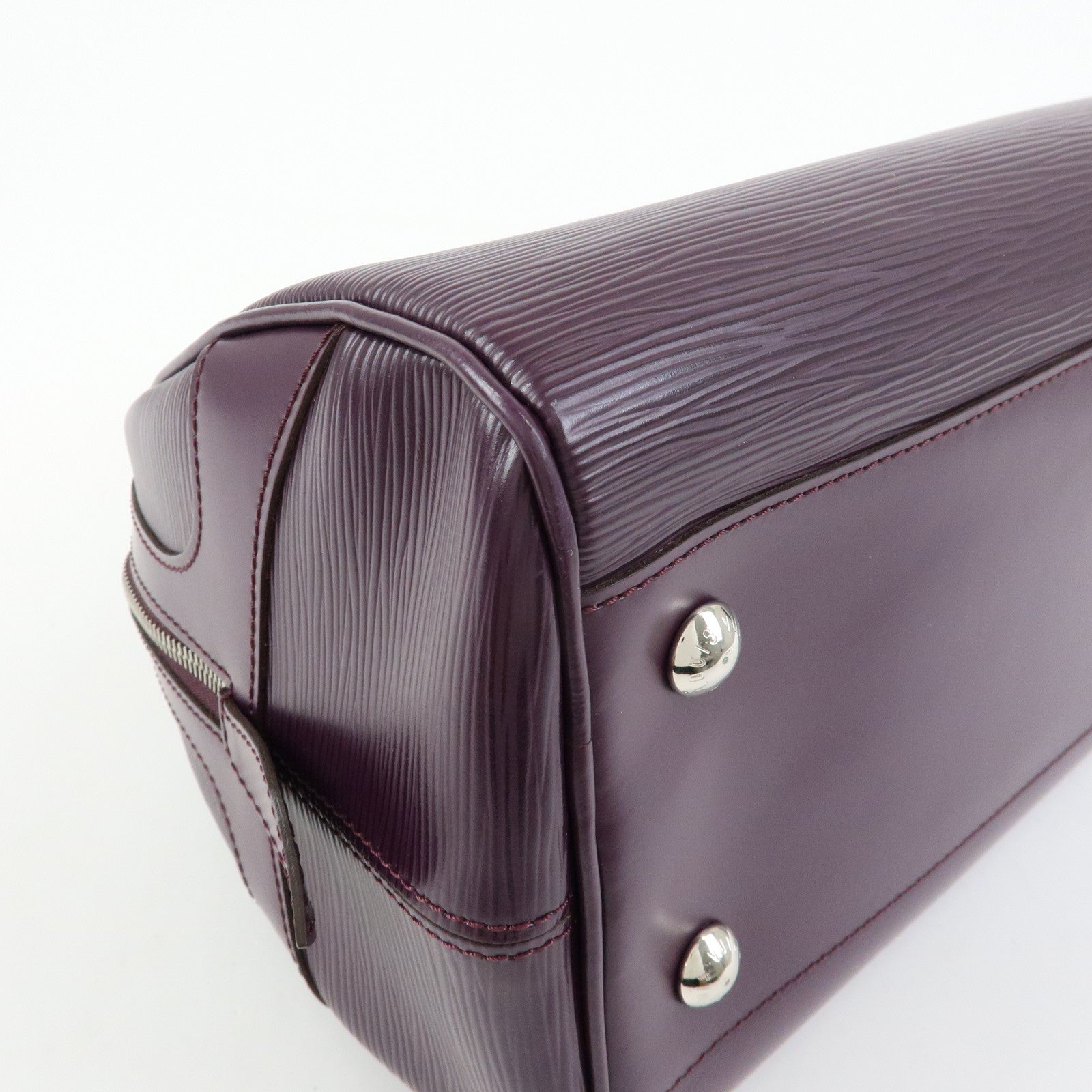 Louis Vuitton Epi Bowling Montaigne GM Hand Bag Cassis M5931K