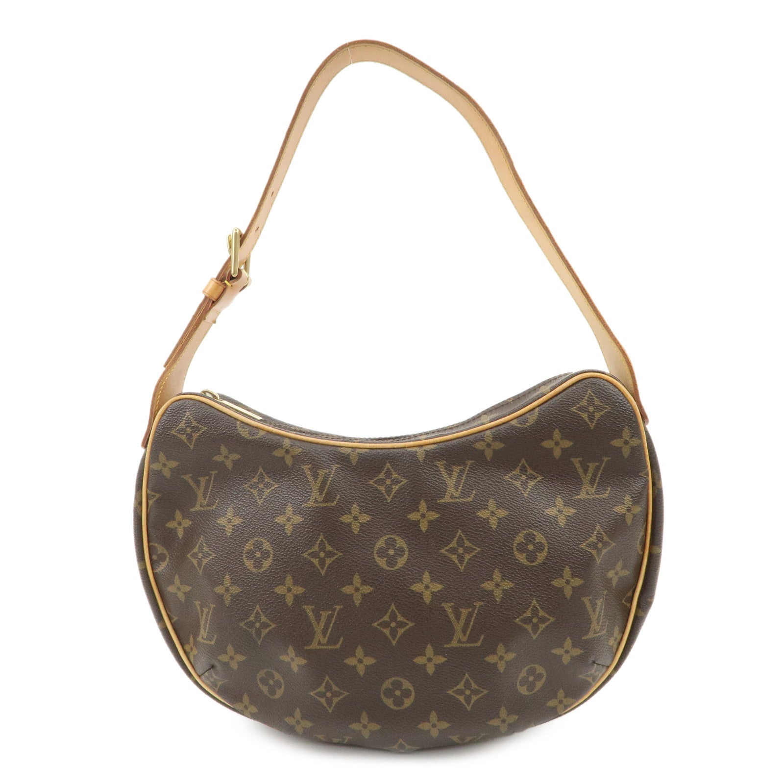 Louis Vuitton Monogram Croissant MM Shoulder Bag Brown M51512