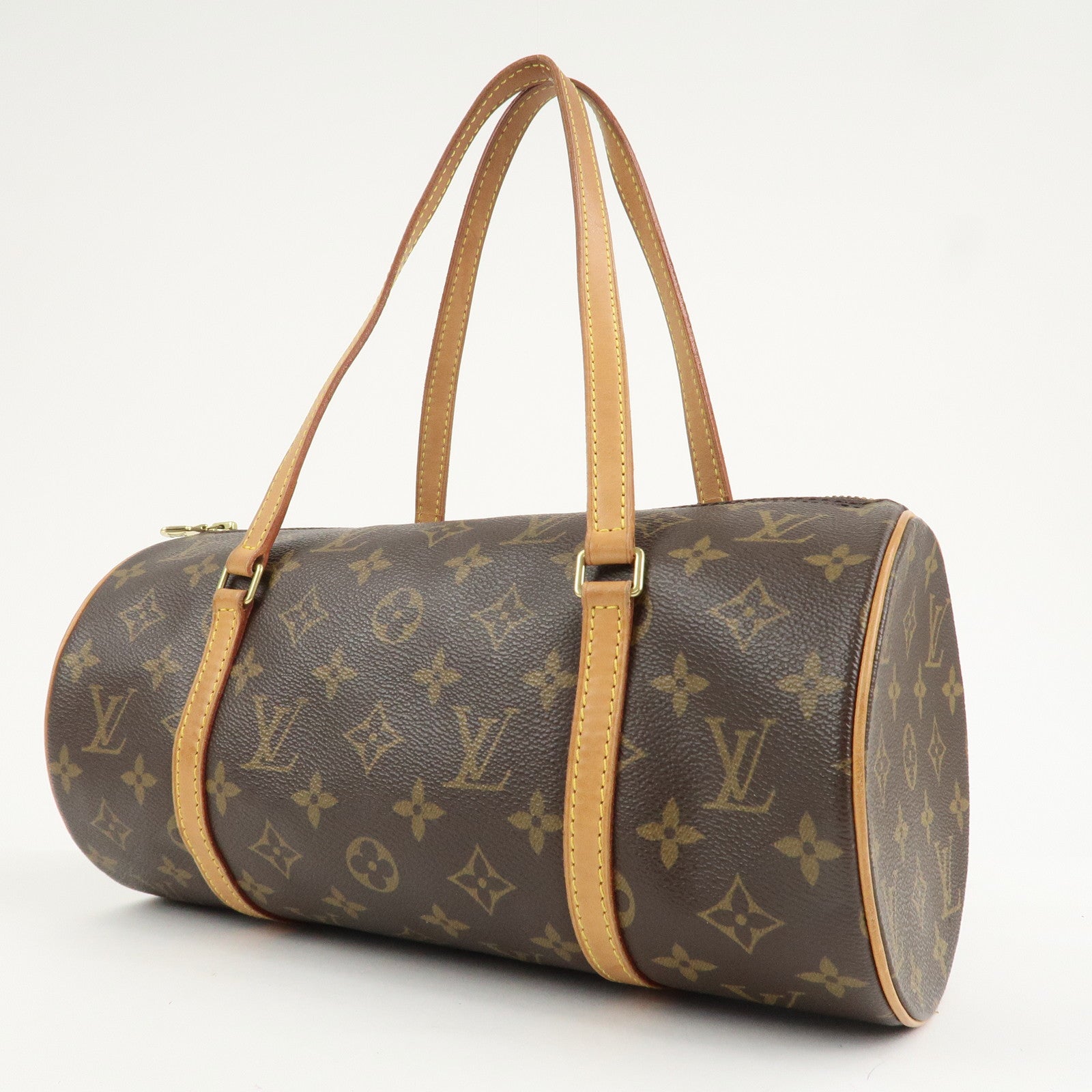Louis Vuitton Monogram Papillon 30 Hand Bag New Style M51385 Used