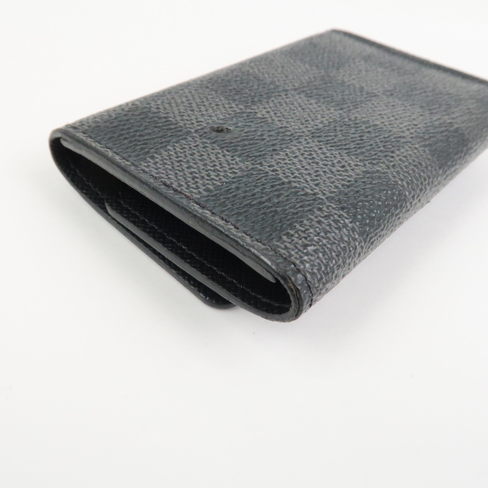 Louis Vuitton Damier Graphite Multicle 6 Key Case Gray Black N62662