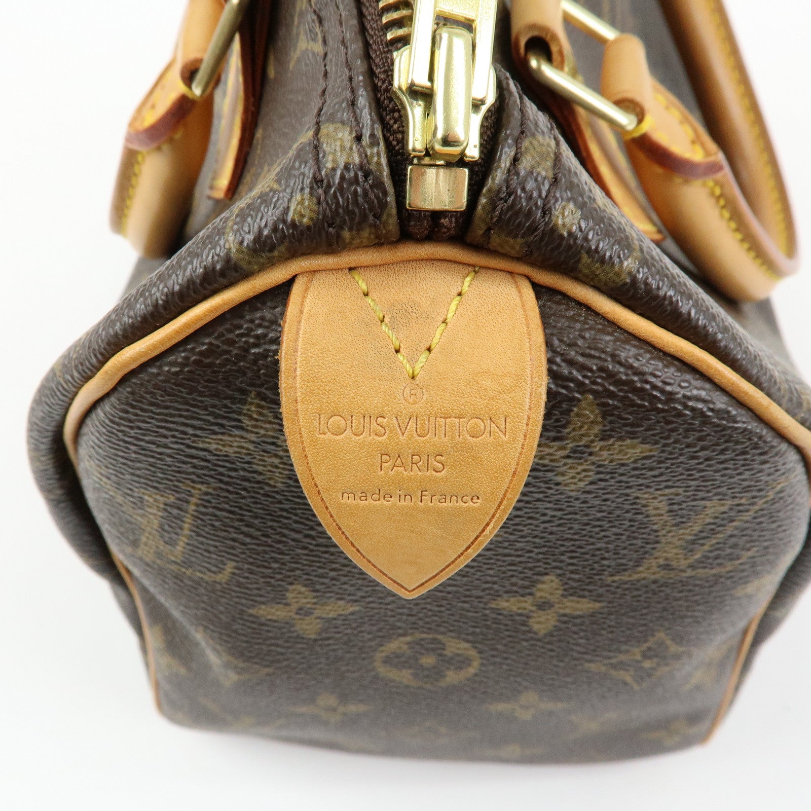 Louis Vuitton Monogram Speedy 25 Boston Bag Hand Bag Brown M41528