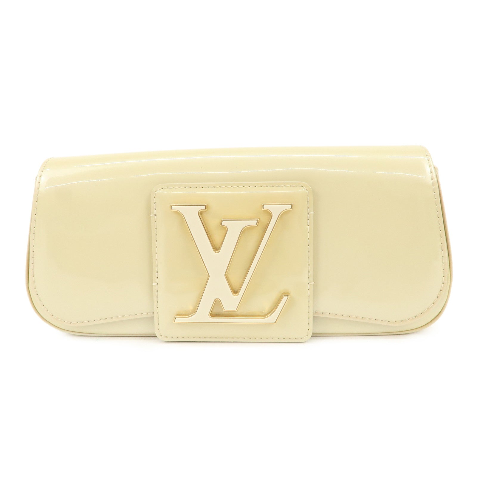 Louis Vuitton Pochette Sobie Clutch Bag Blanccorail M93489 Used