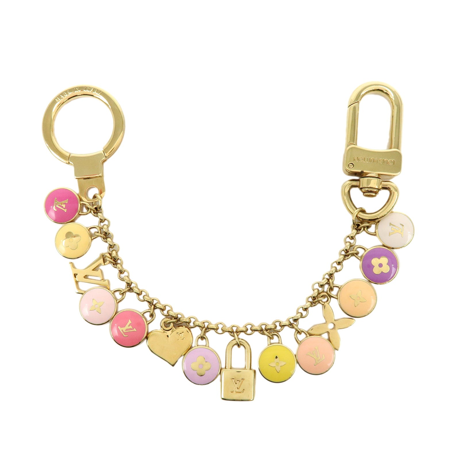 Louis Vuitton Porte Cles Chaine Pastilles Metal Key Chain M66172