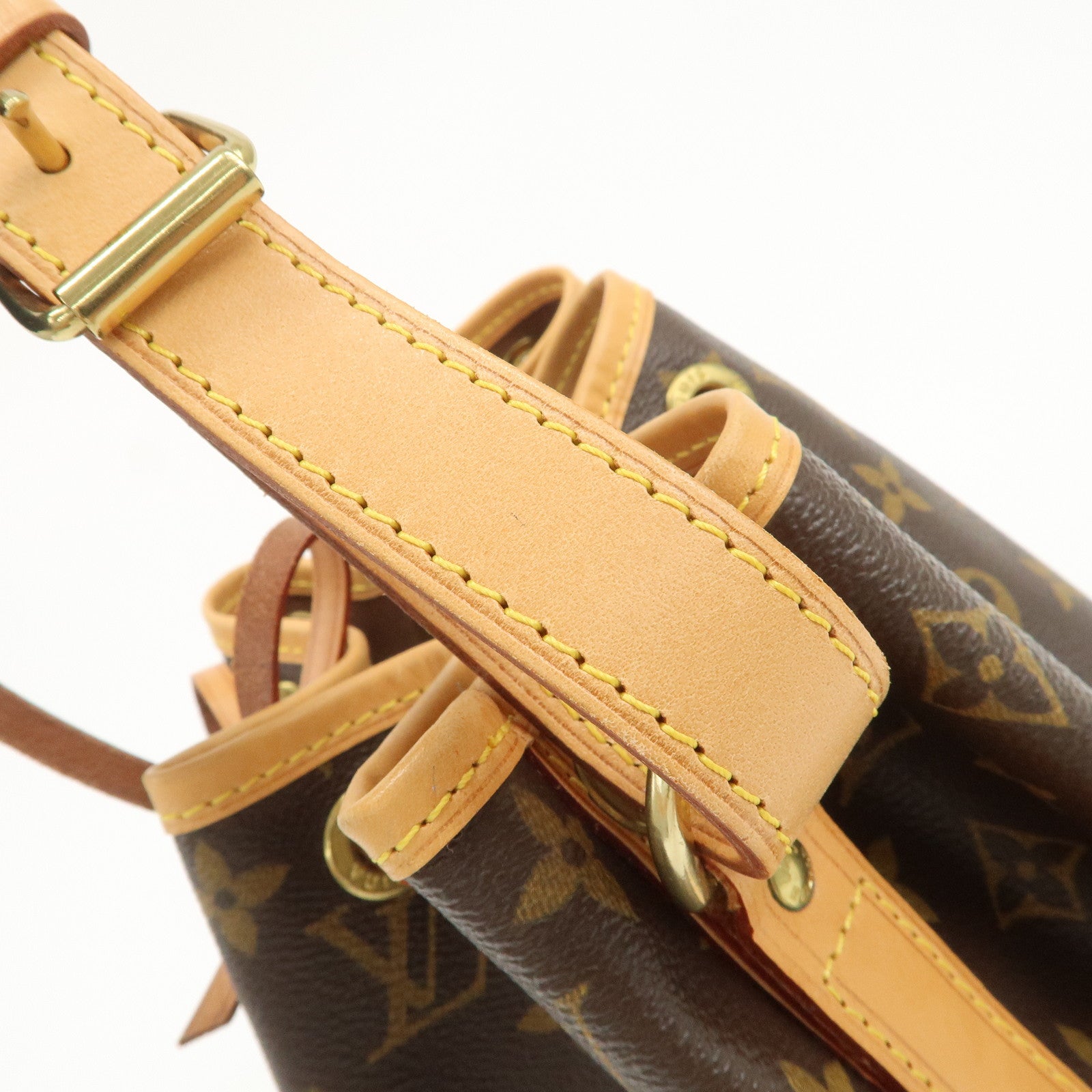 Louis Vuitton Monogram Petit Noe Shoulder Bag Brown M42226