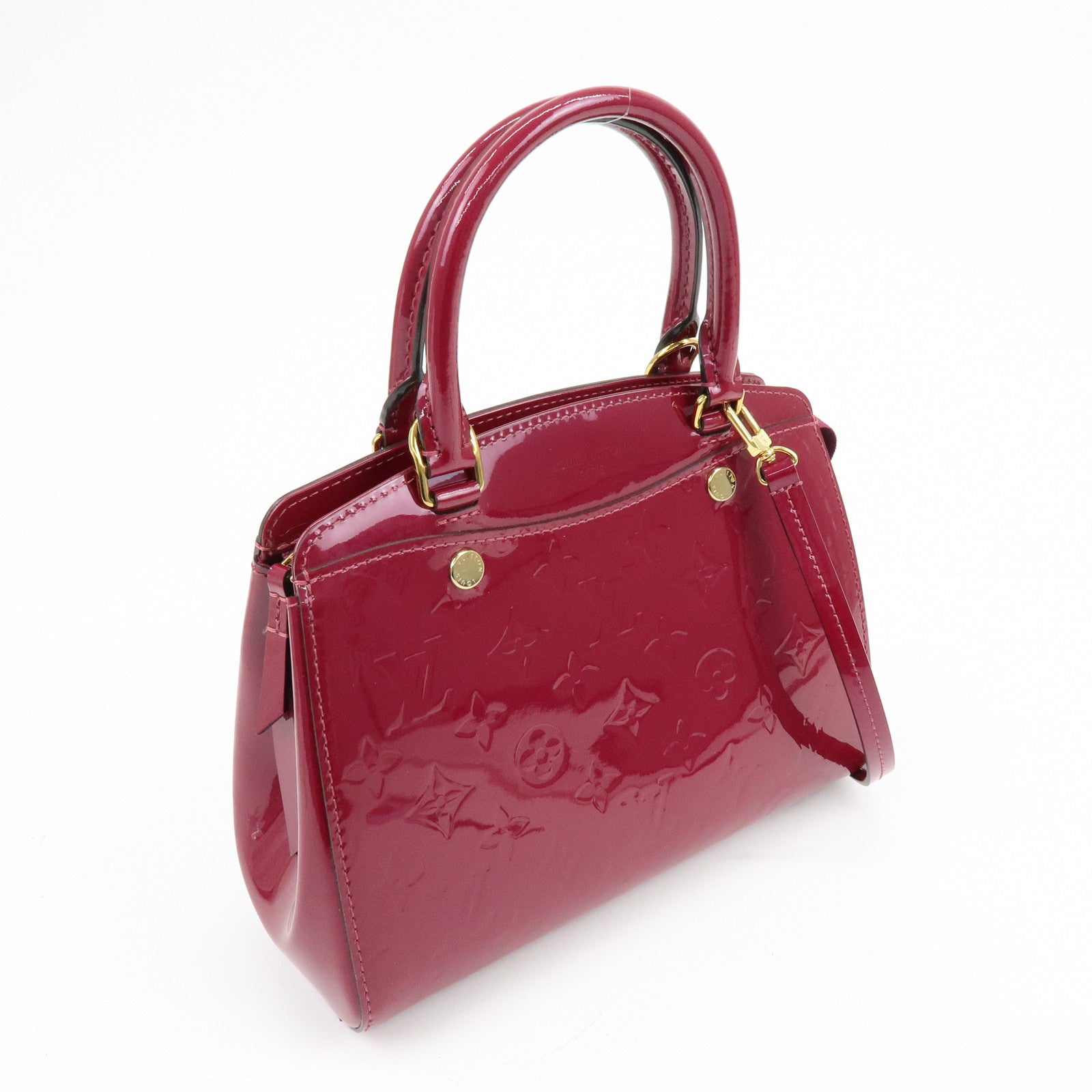 Louis Vuitton Monogram Vernis Leather Brea PM 2Way Bag M50810