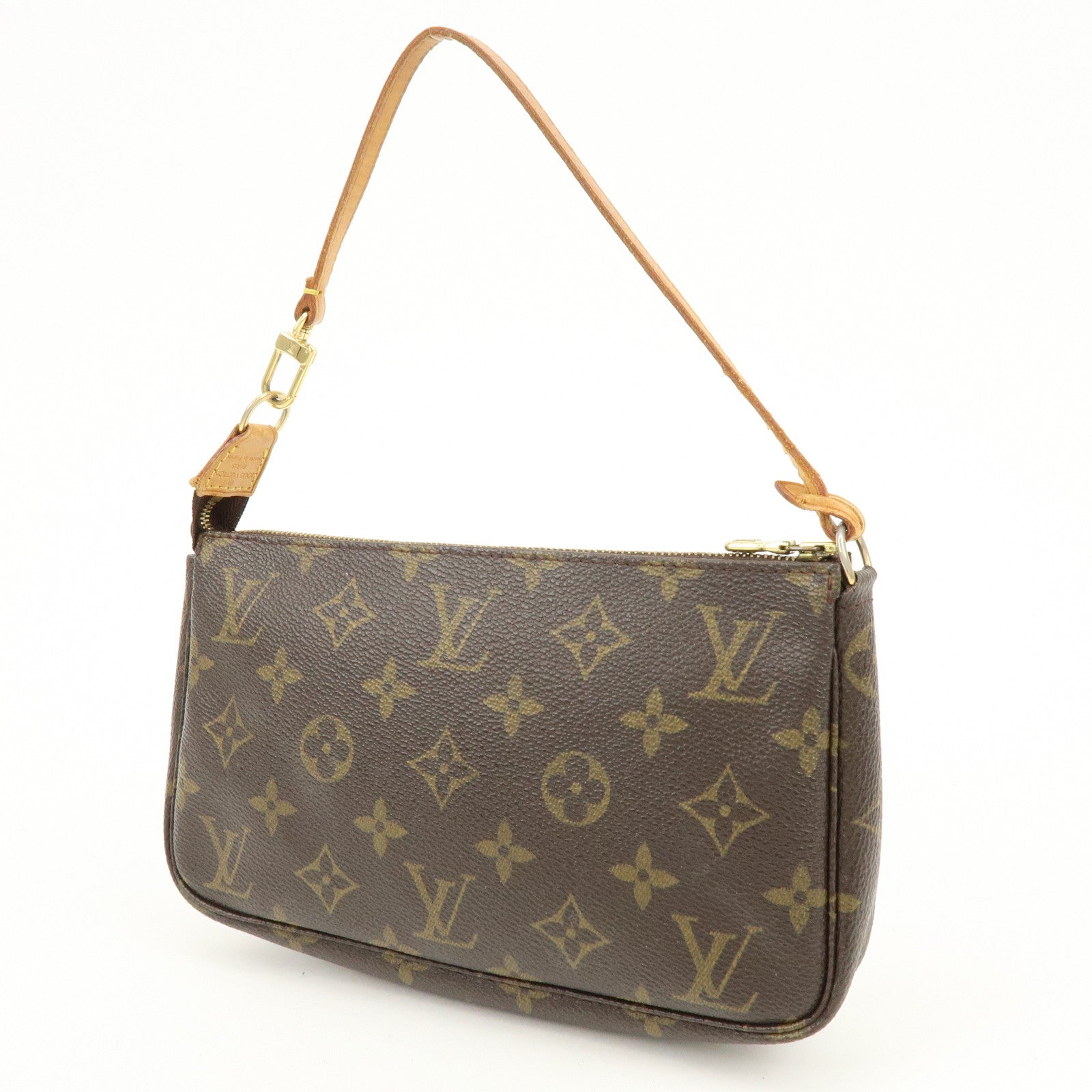 Louis Vuitton Monogram Pochette Accessoires Pouch Hand Bag M51980