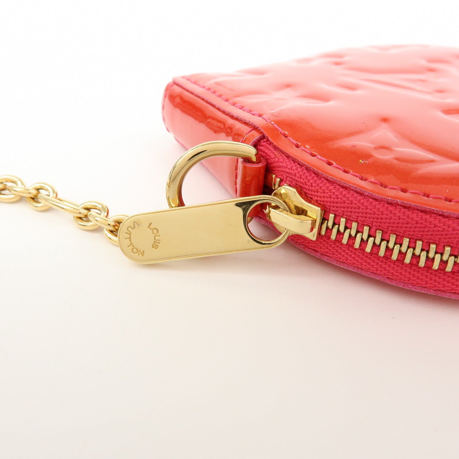 Louis Vuitton Monogram Vernis Porte Monnaie Coeur Coin Case M93657