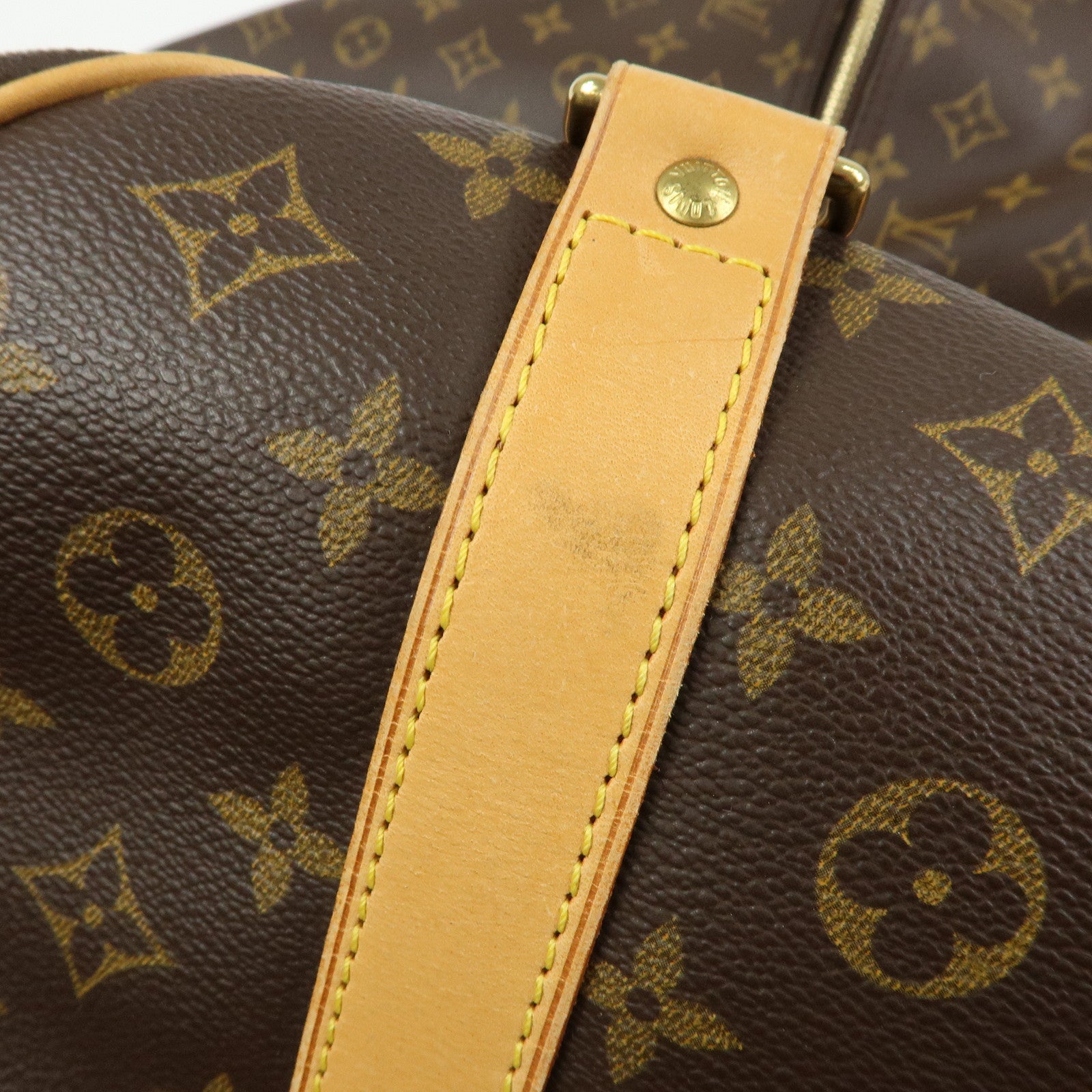 Louis Vuitton Monogram Keep All Bandouliere 60 Boston Bag M41412