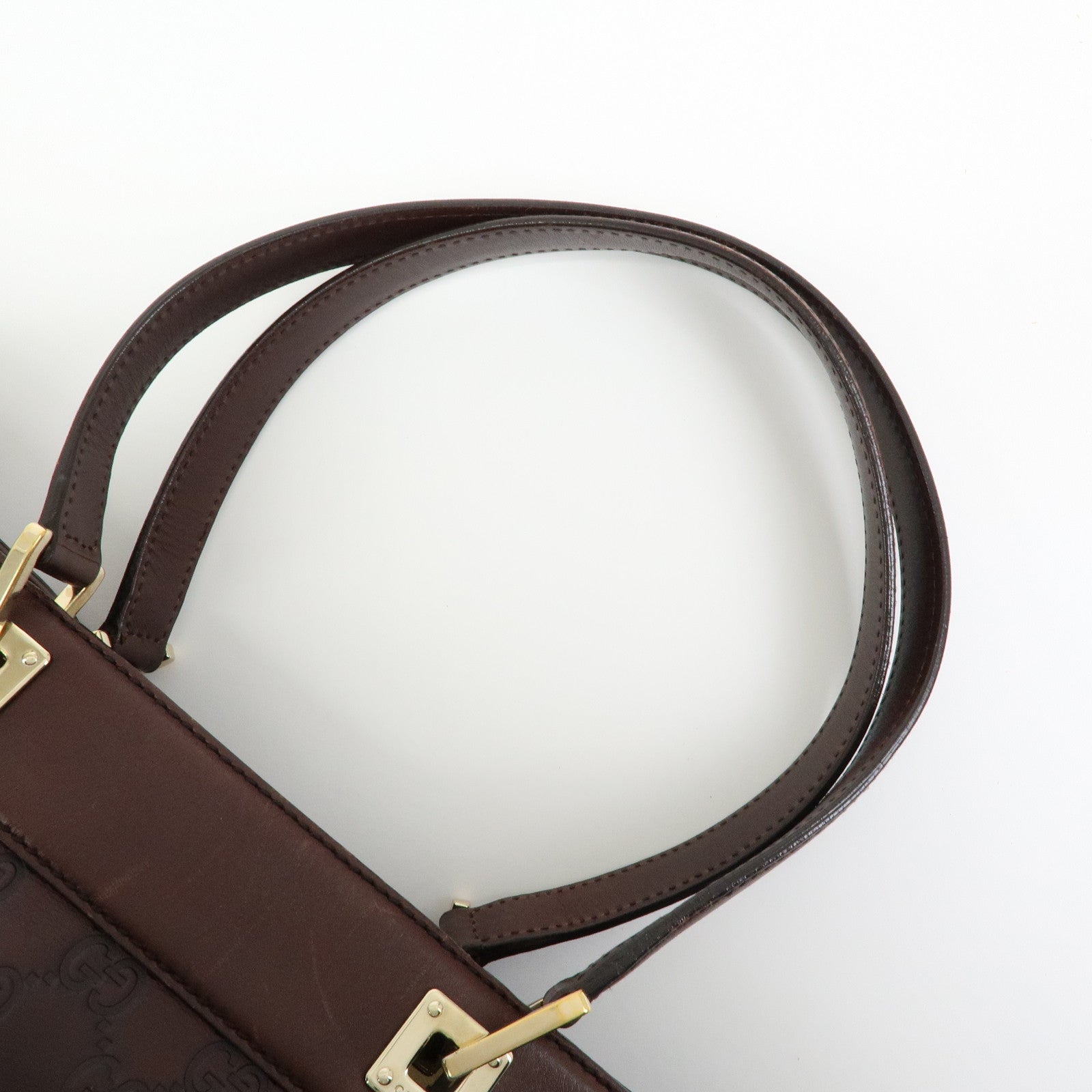 GUCCI Guccissima Leather Tote Bag Hand Bag Brown 145993