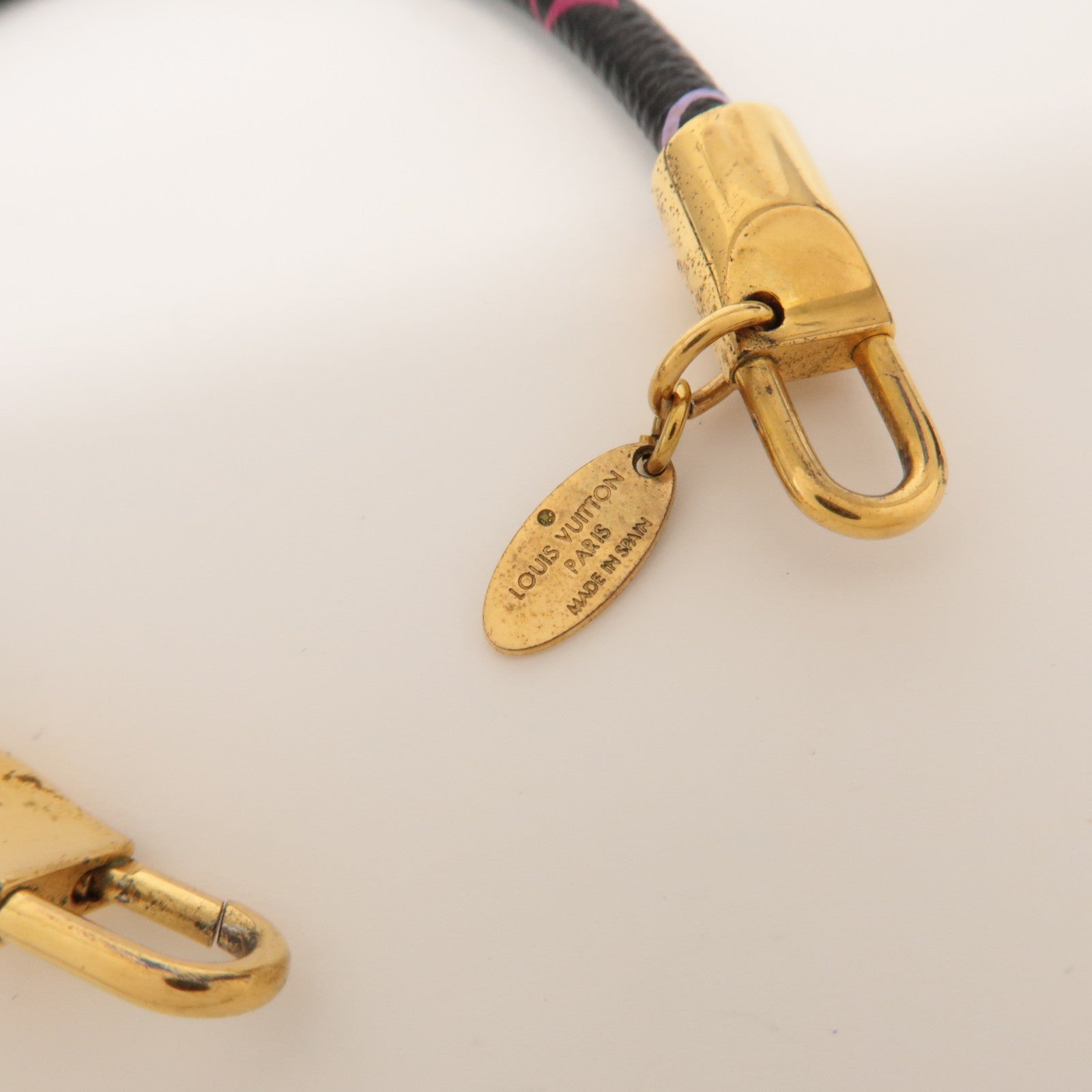 Louis Vuitton Monogram Bracelet Luck It Multicolor Noir M6603