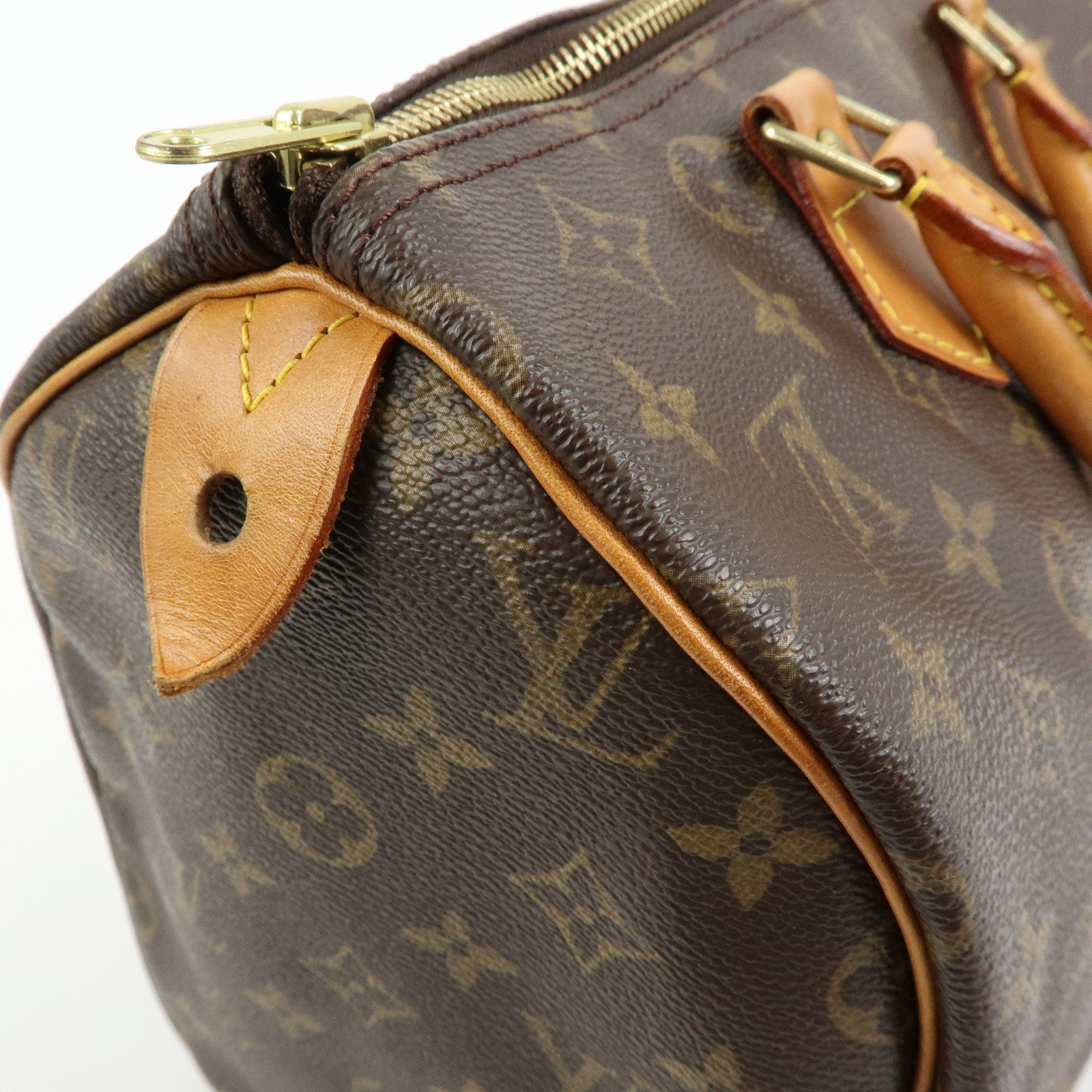 Louis Vuitton Monogram Speedy 30 Boston Bag Hand Bag Brown M41526
