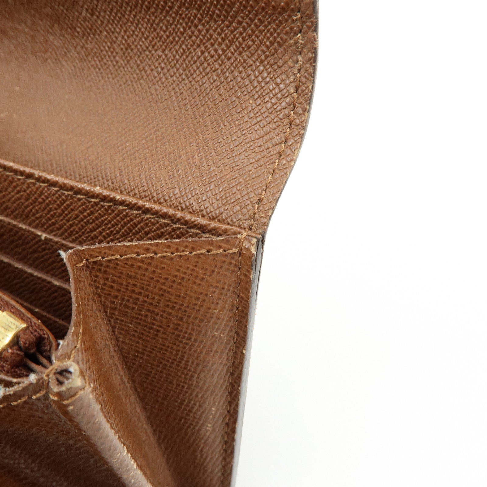 Louis Vuitton Monogram Portefeuille Sarah Long Wallet Brown M61734