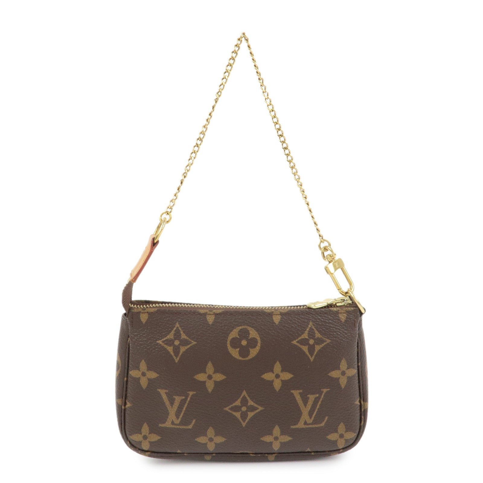 Louis Vuitton Monogram Mini Pochette Accessoires Hand Bag M58009