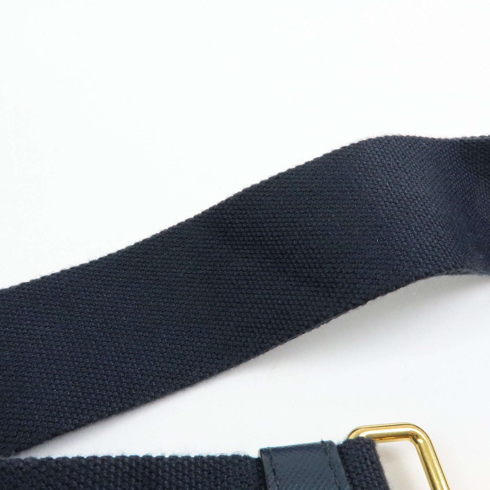 PRADA Triangle Logo Canapa Denim Large 2Way Bag Tote Bag B2642B