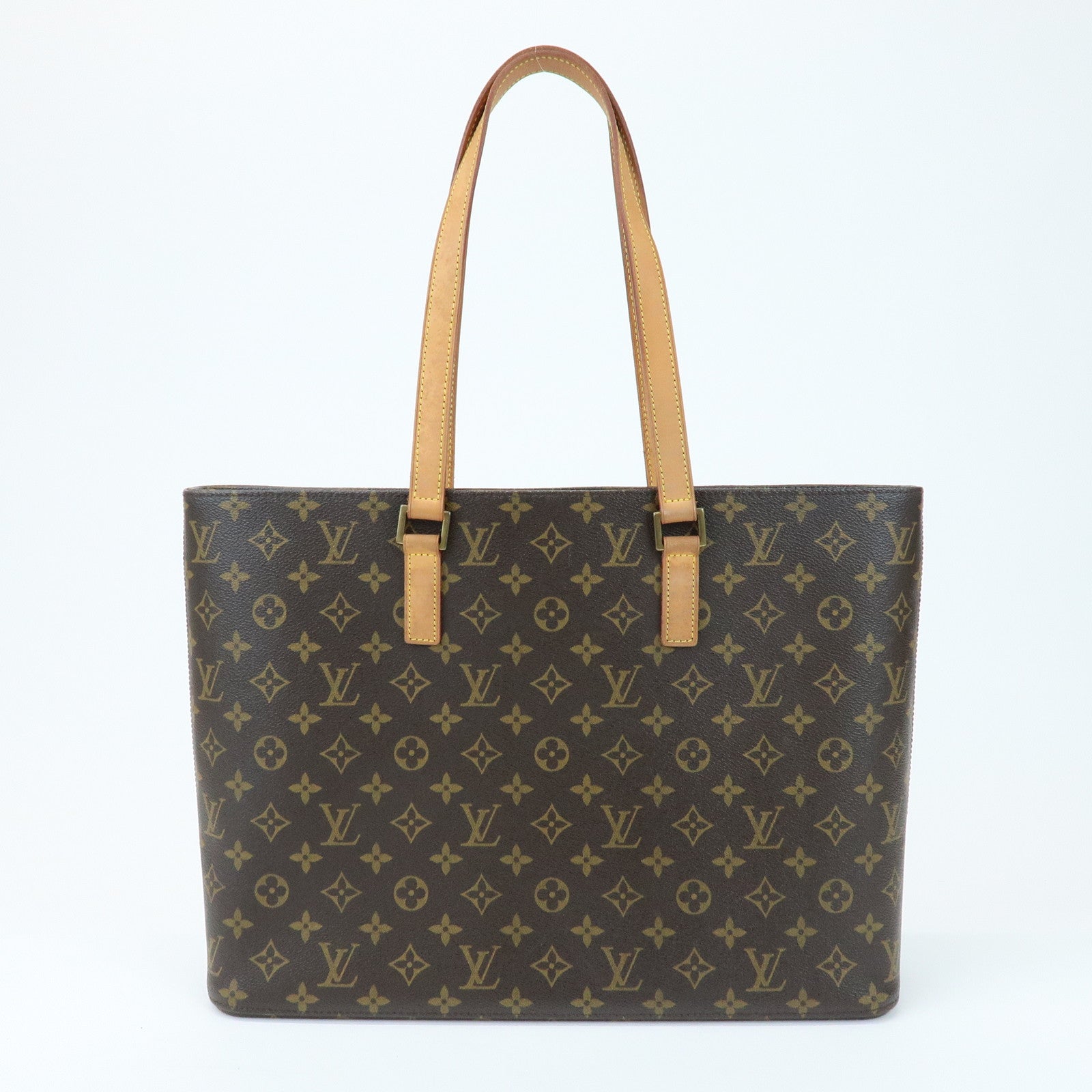 Louis Vuitton Monogram Luco Tote Bag Shoulder Bag Brown M51155