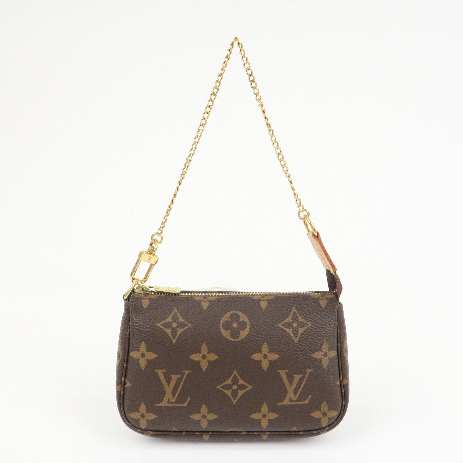 Louis Vuitton Monogram Mini Pochette Accessoires Hand Bag M58009