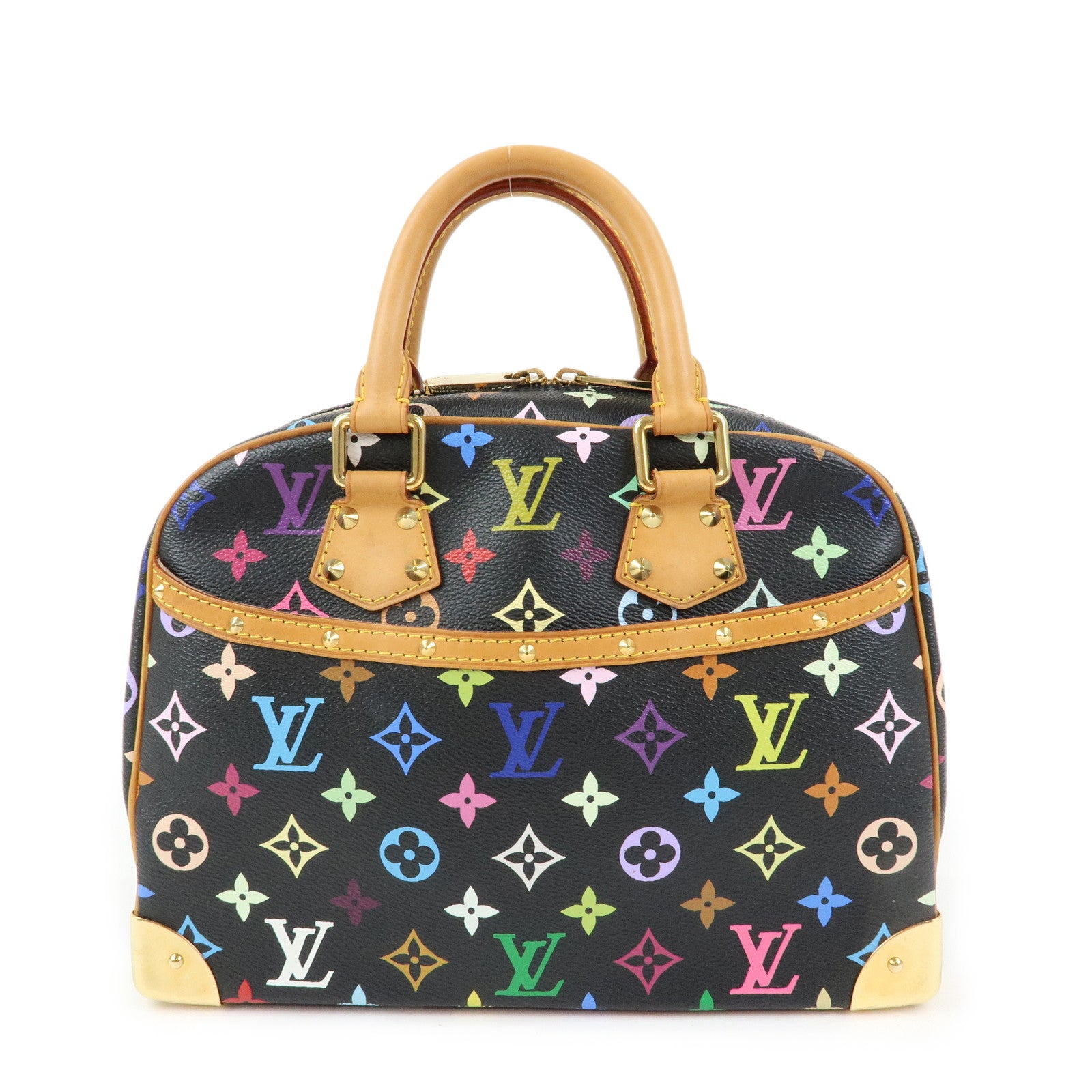 Louis Vuitton Monogram Trouville Multicolor Hand Bag Noir M92662