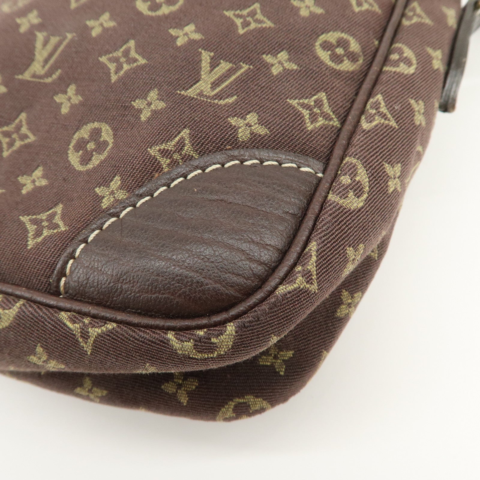 Louis Vuitton Monogram Mini Lin Danube Shoulder Bag Brown M95228