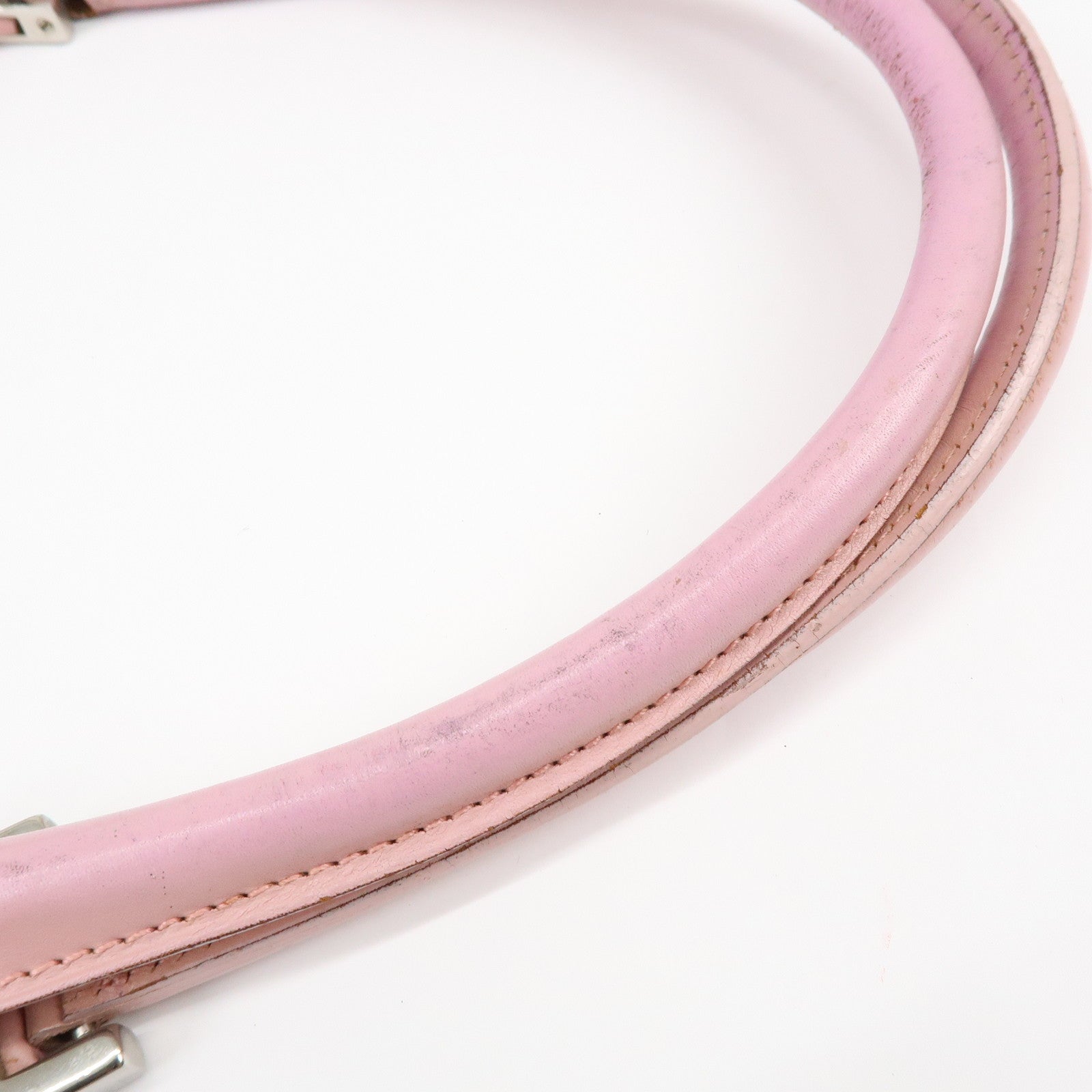 GUCCI Jackie GG Canvas Leather Shoulder Bag Pink 002・1067