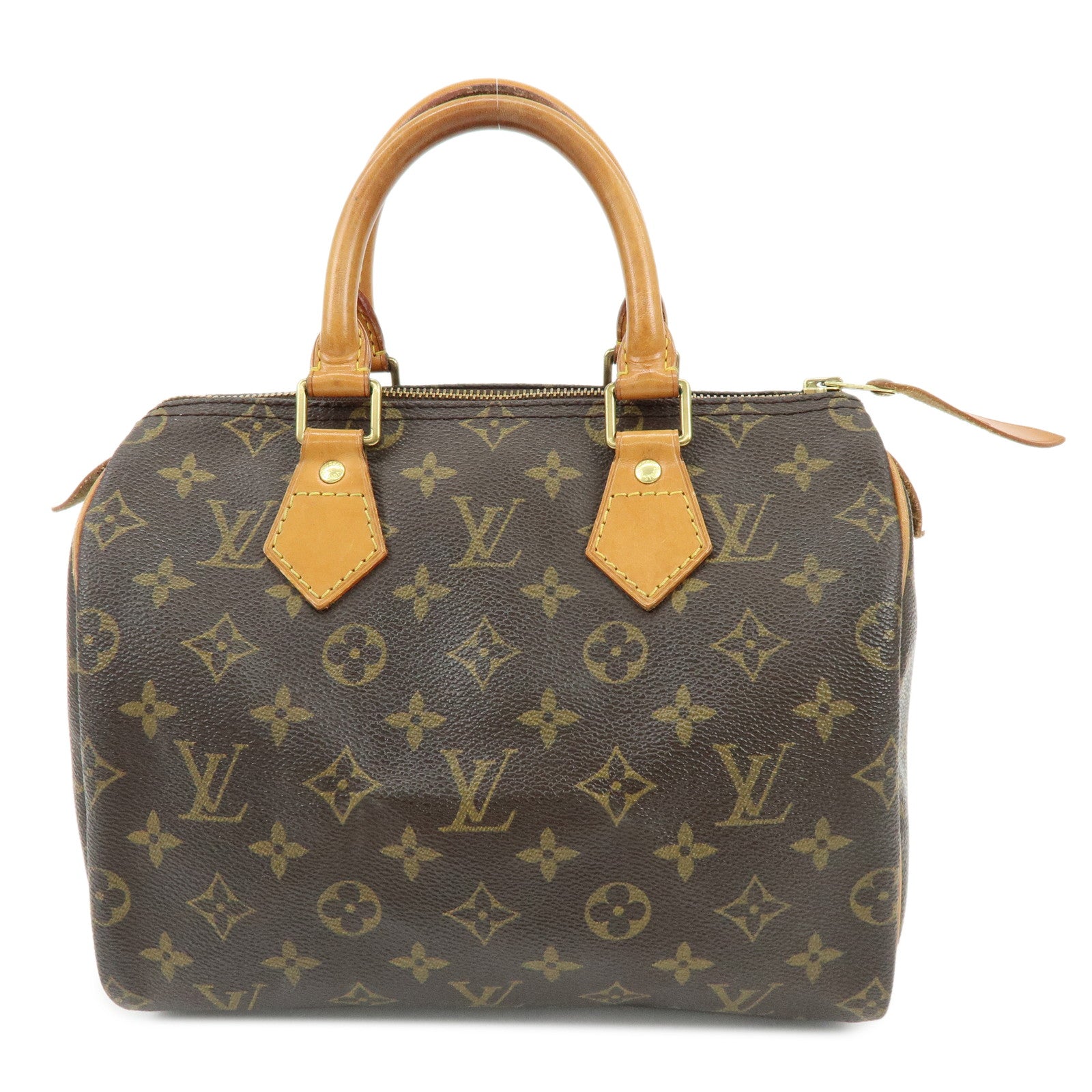 Louis Vuitton Monogram Speedy 25 Boston Bag Hand Bag Brown M41528