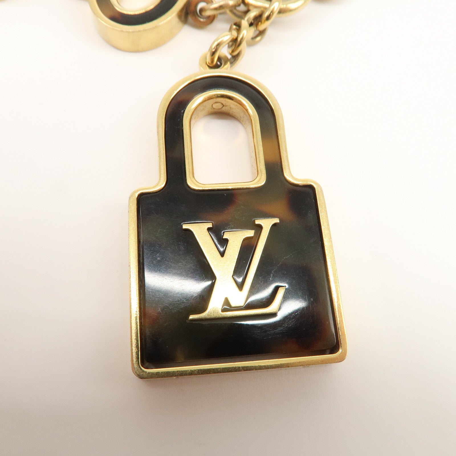 Louis Vuitton Porte Cles Confidence Bag Charm Key Chain Gold M65088