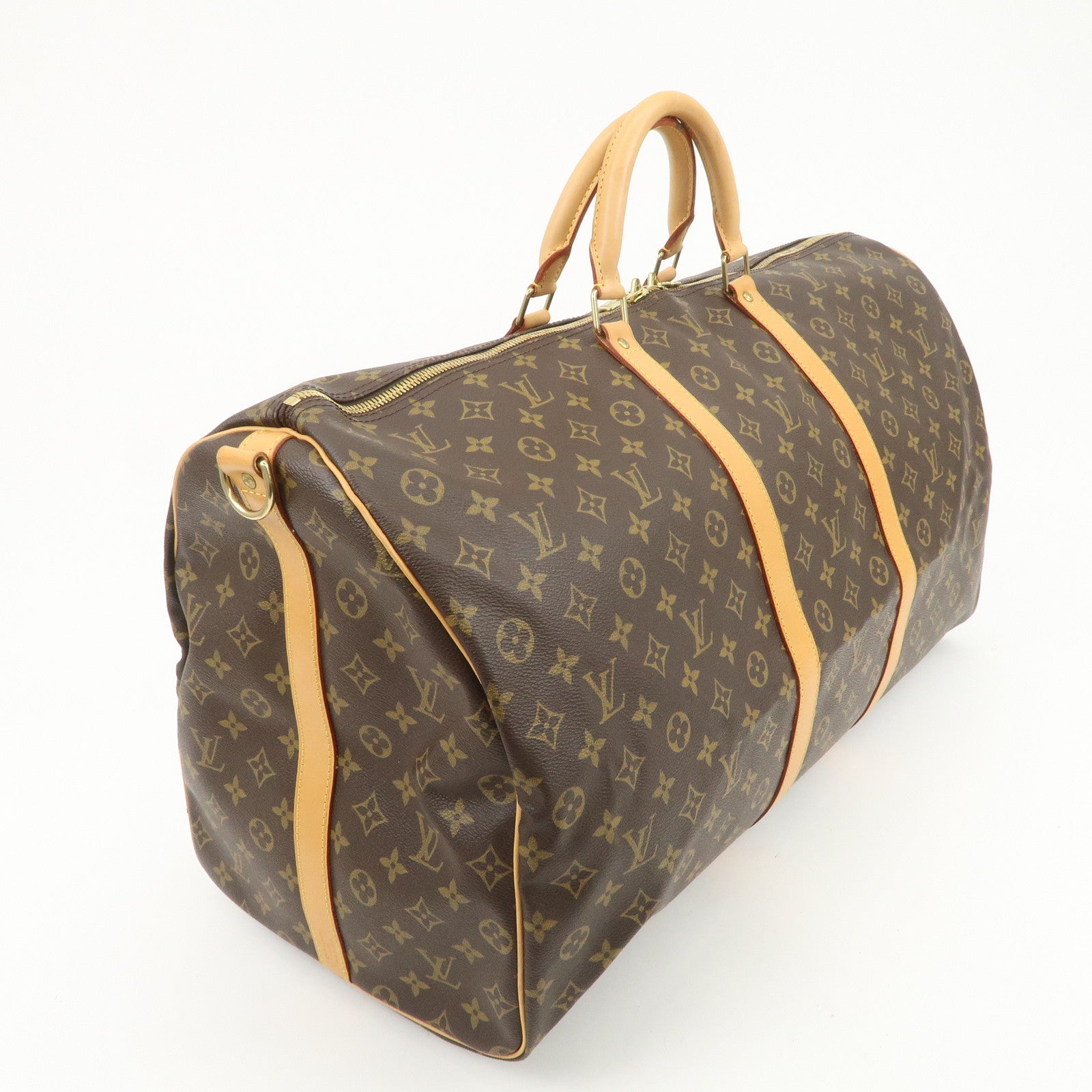 Louis Vuitton Monogram Keep All Bandouliere 60 Boston Bag M41412