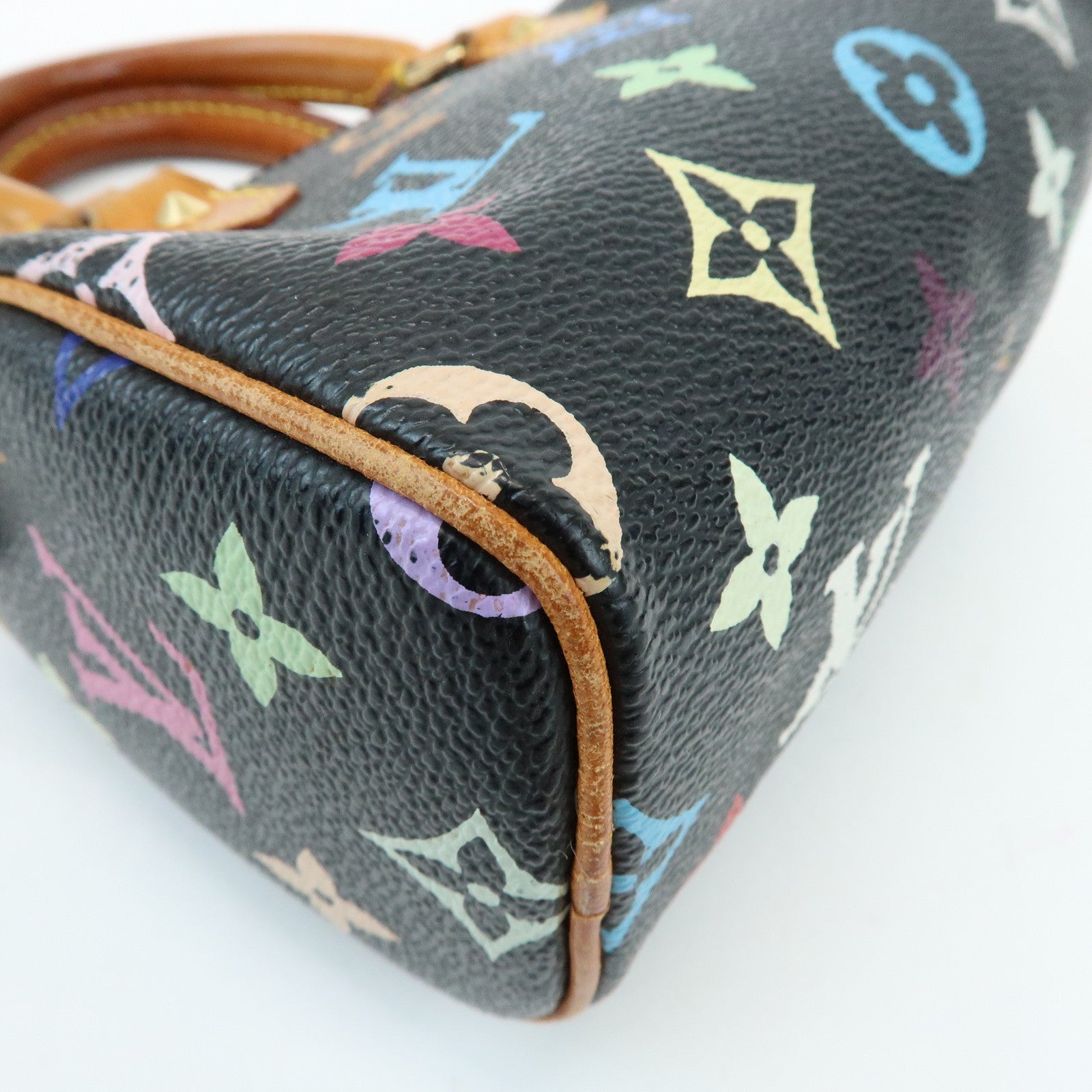Louis Vuitton Monogram Multicolor Mini Speedy Mini Bag Noir M92644