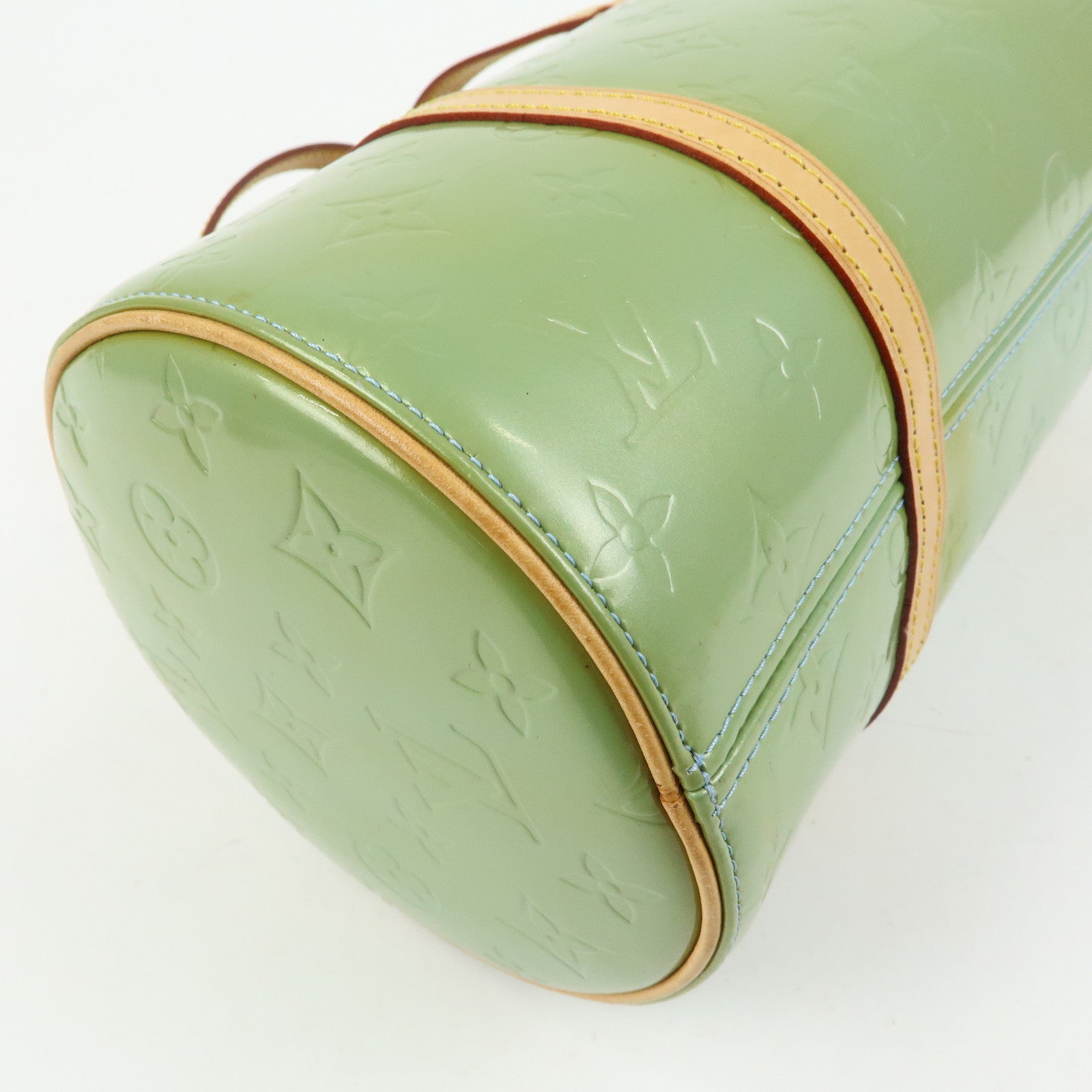 Louis Vuitton Monogram Vernis Bedford Hand Bag Baby Blue M91007