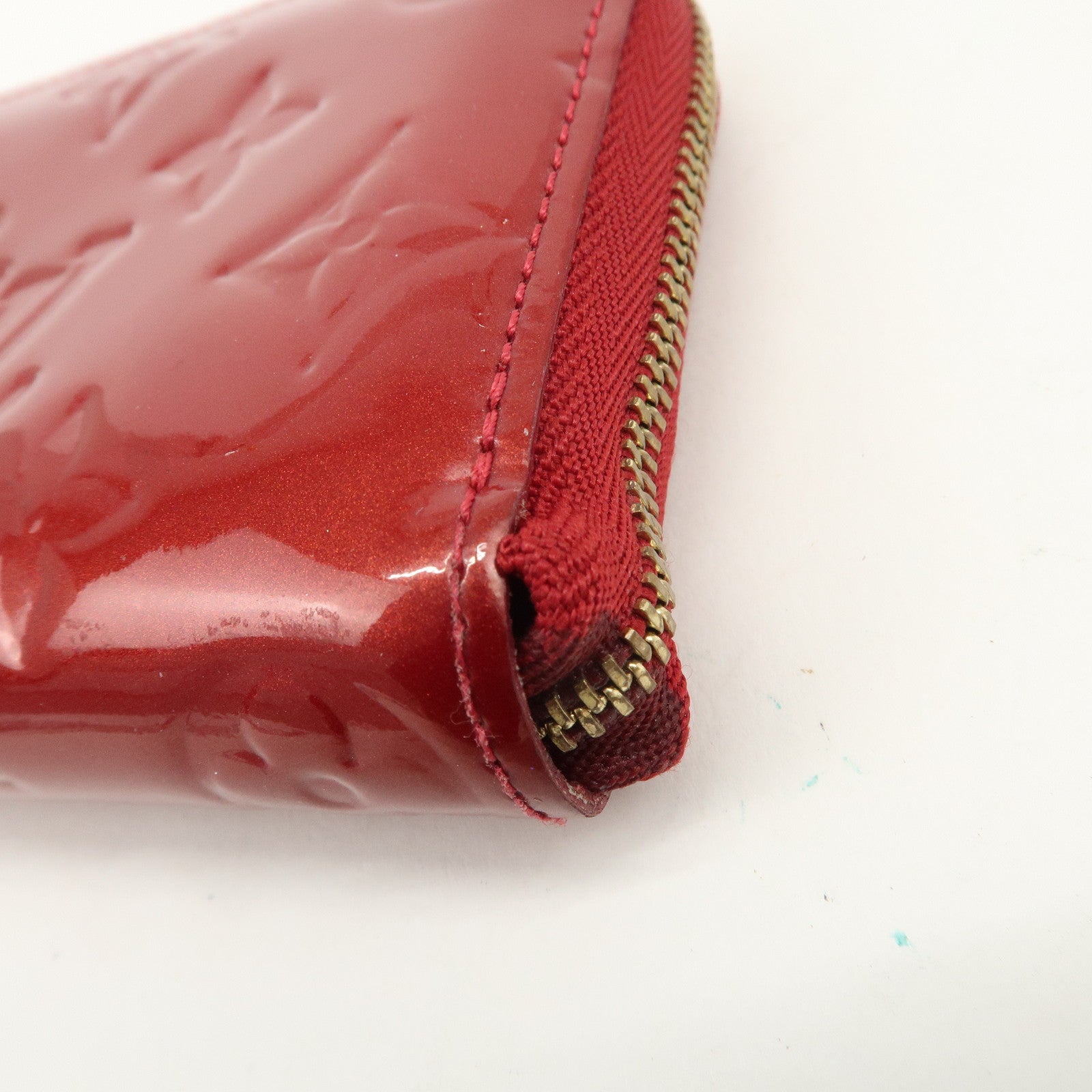 Louis Vuitton Monogram Vernis Zippy Coin Purse Pomme d'Amour M93608