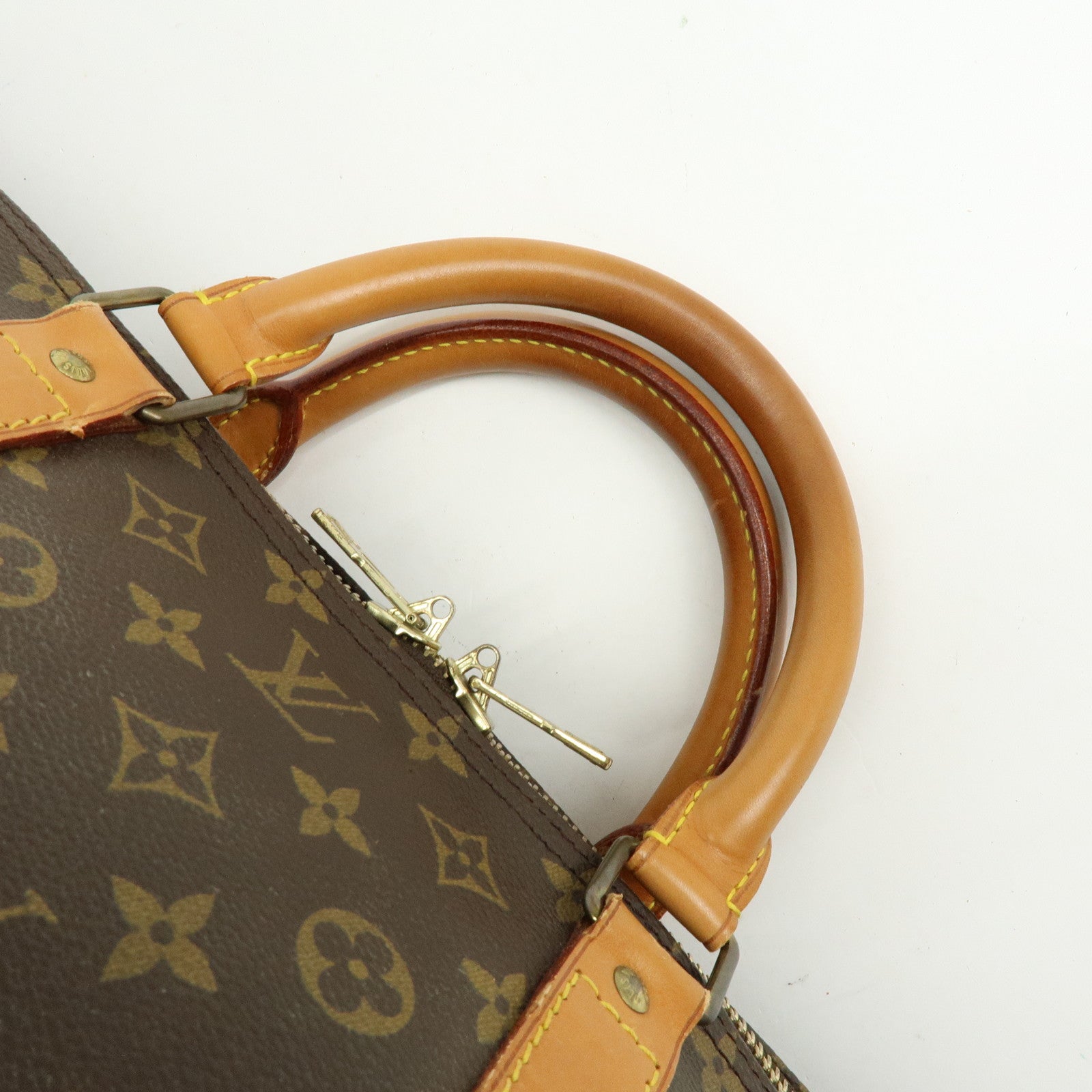 Louis Vuitton Monogram Keep All 60 Boston Bag Brown M41422