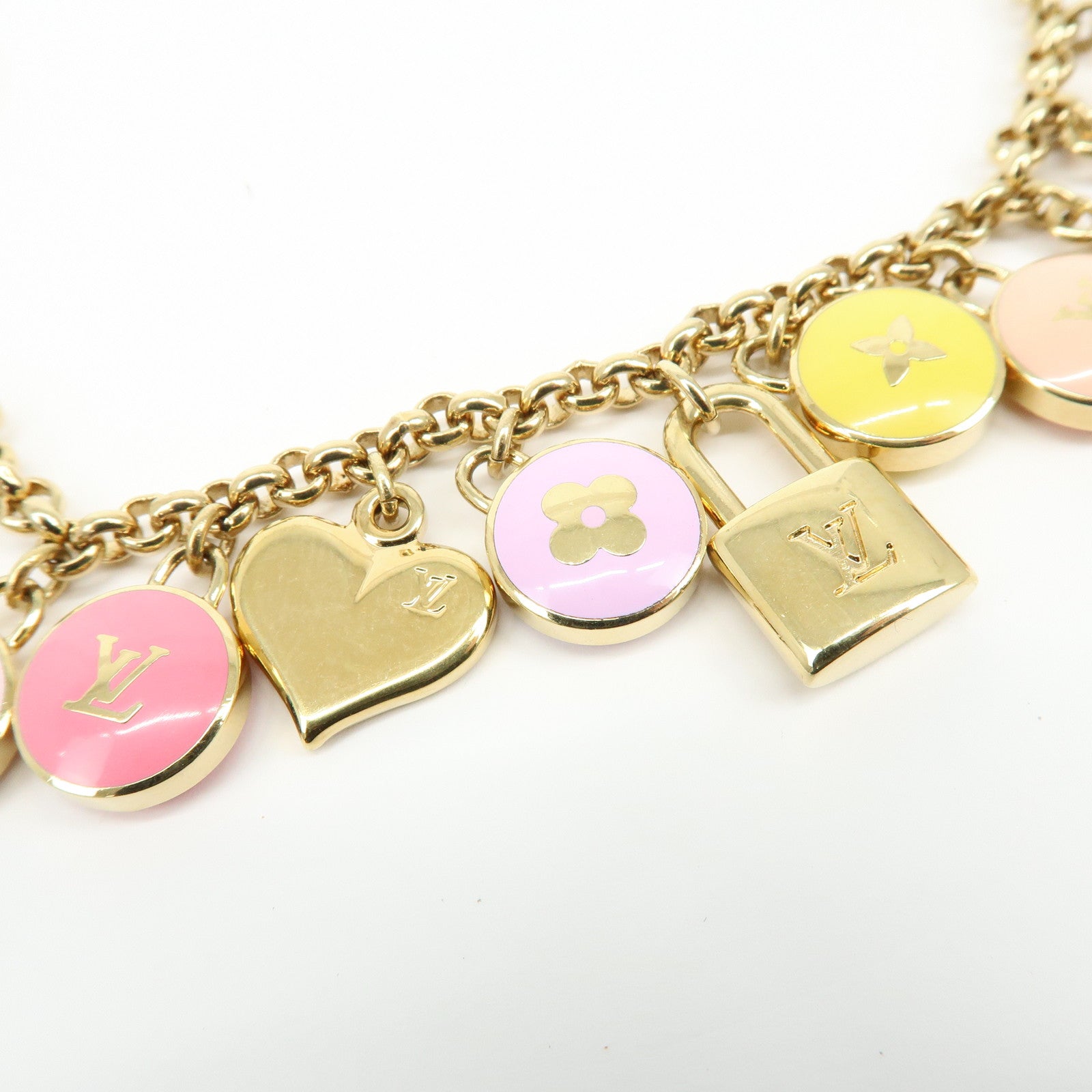 Louis Vuitton Porte Cles Chaine Pastilles Metal Key Chain M66172