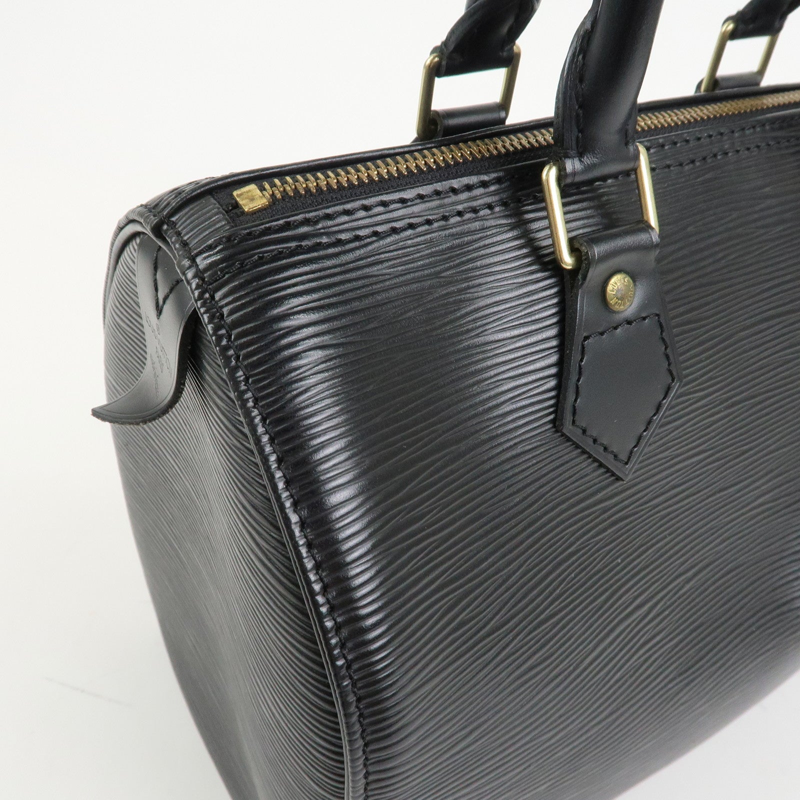 Louis Vuitton Epi Leather Speedy 25 Hand Bag Boston Bag Noir M59032