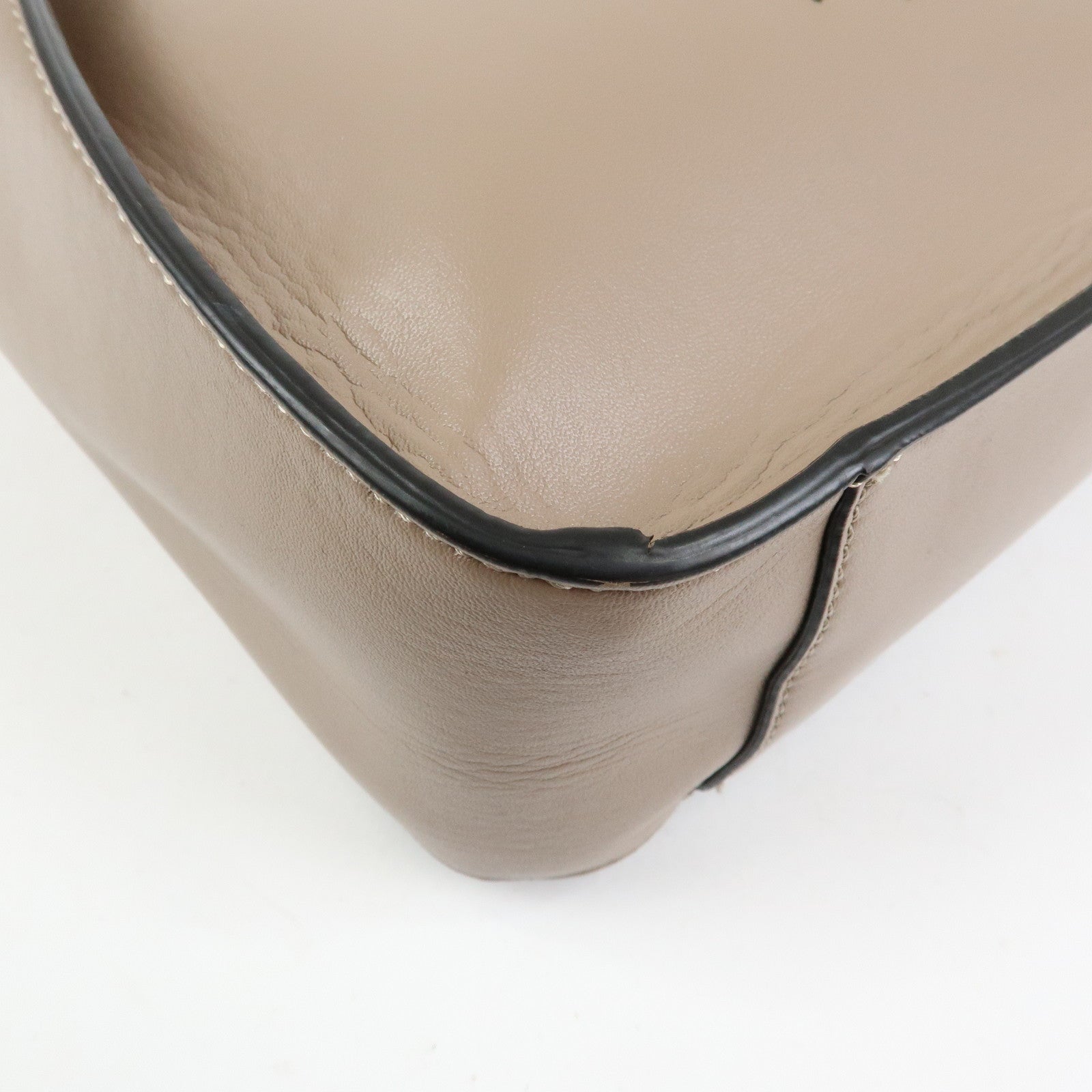 STELLA MCCARTNEY Faux Leather Shoulder Bag Crossbody Bag Beige