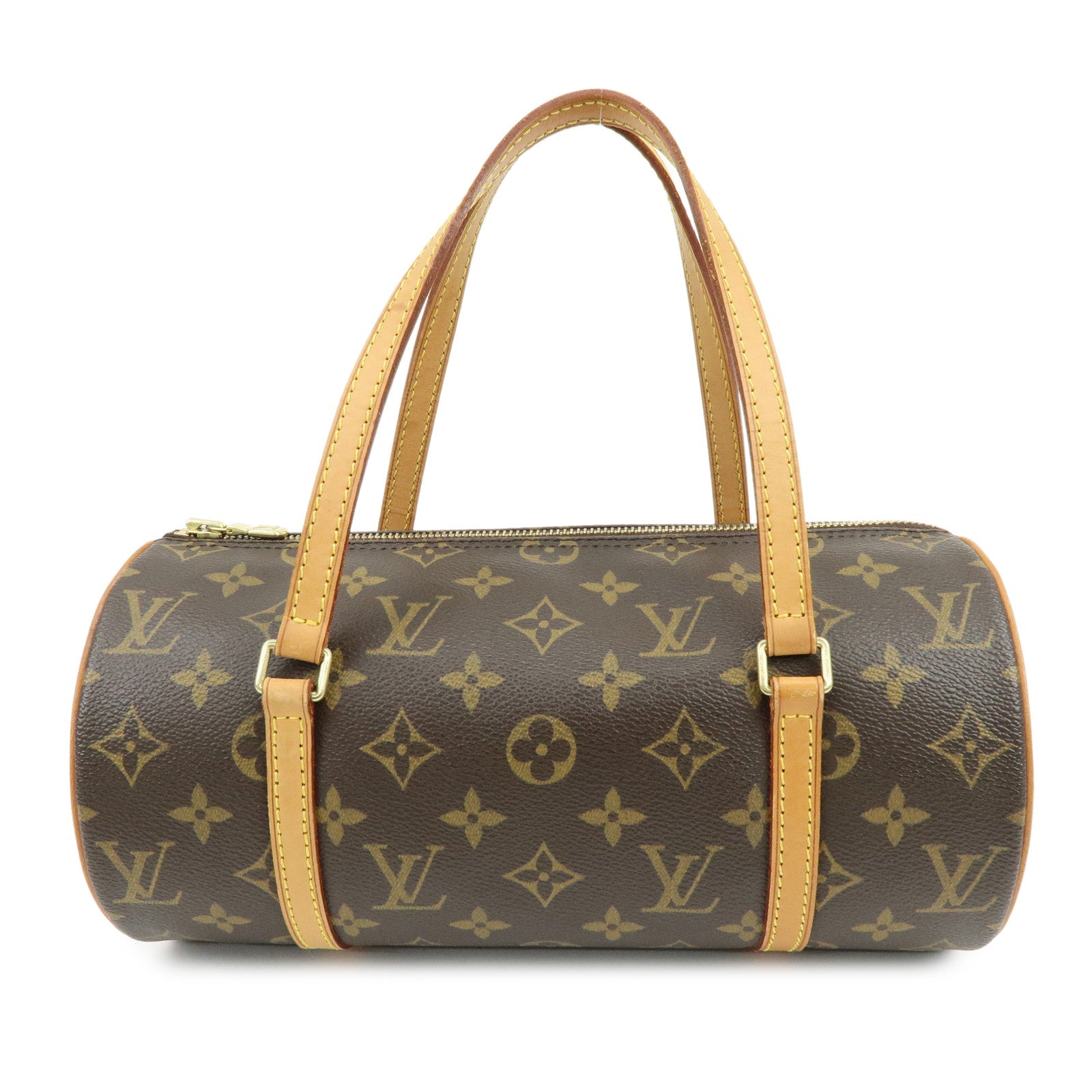 Louis Vuitton Monogram Papillon 26 Canvas Hand Bag Brown M51386