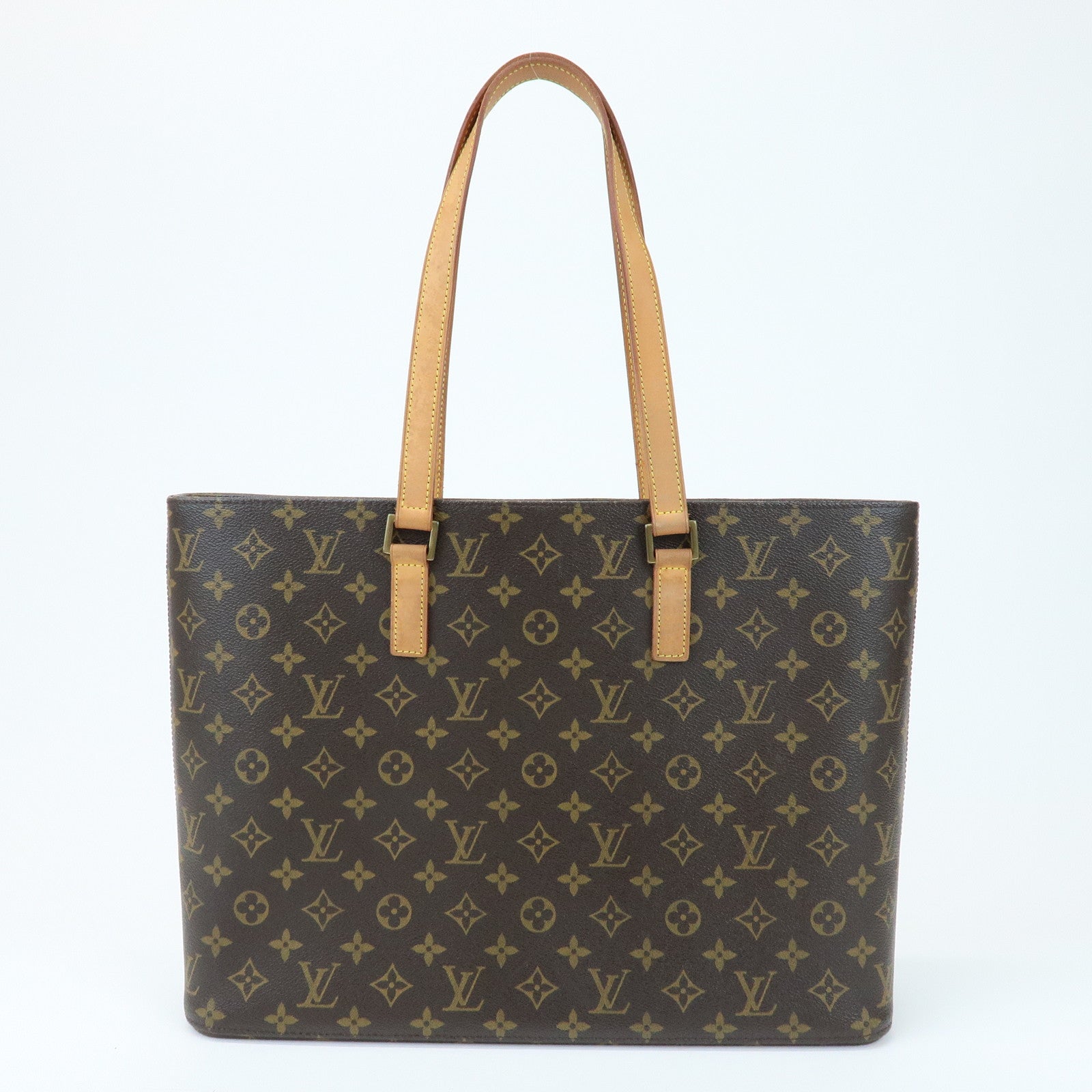 Louis Vuitton Monogram Luco Tote Bag Shoulder Bag Brown M51155