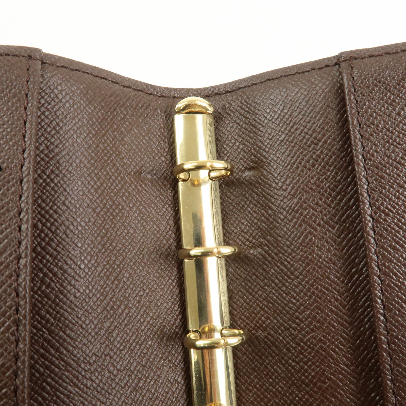 Louis Vuitton Damier Ebene Agenda PM Planner Cover Brown R20700